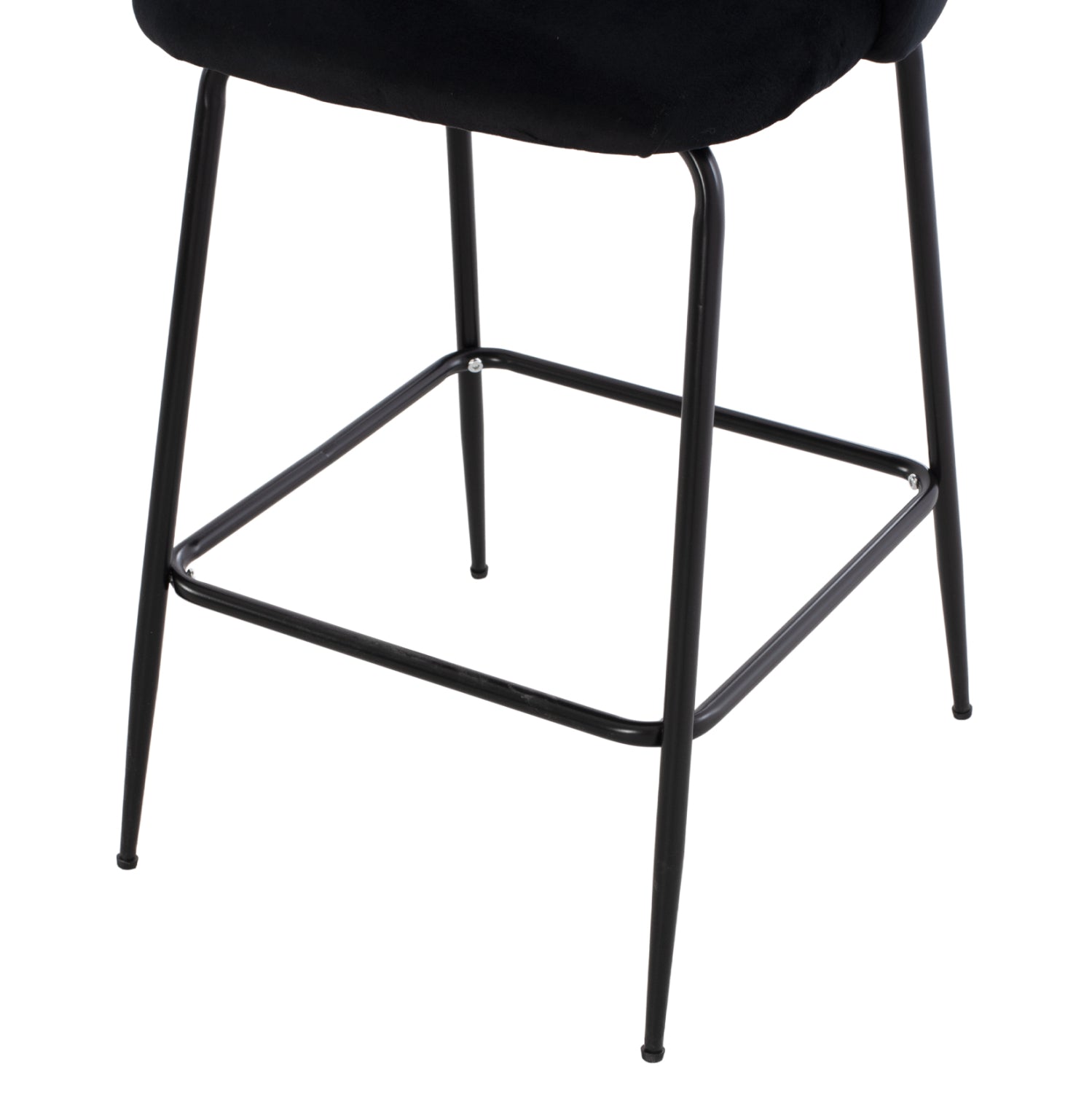 Бар стол Мелани черен цвят 45x53x98см