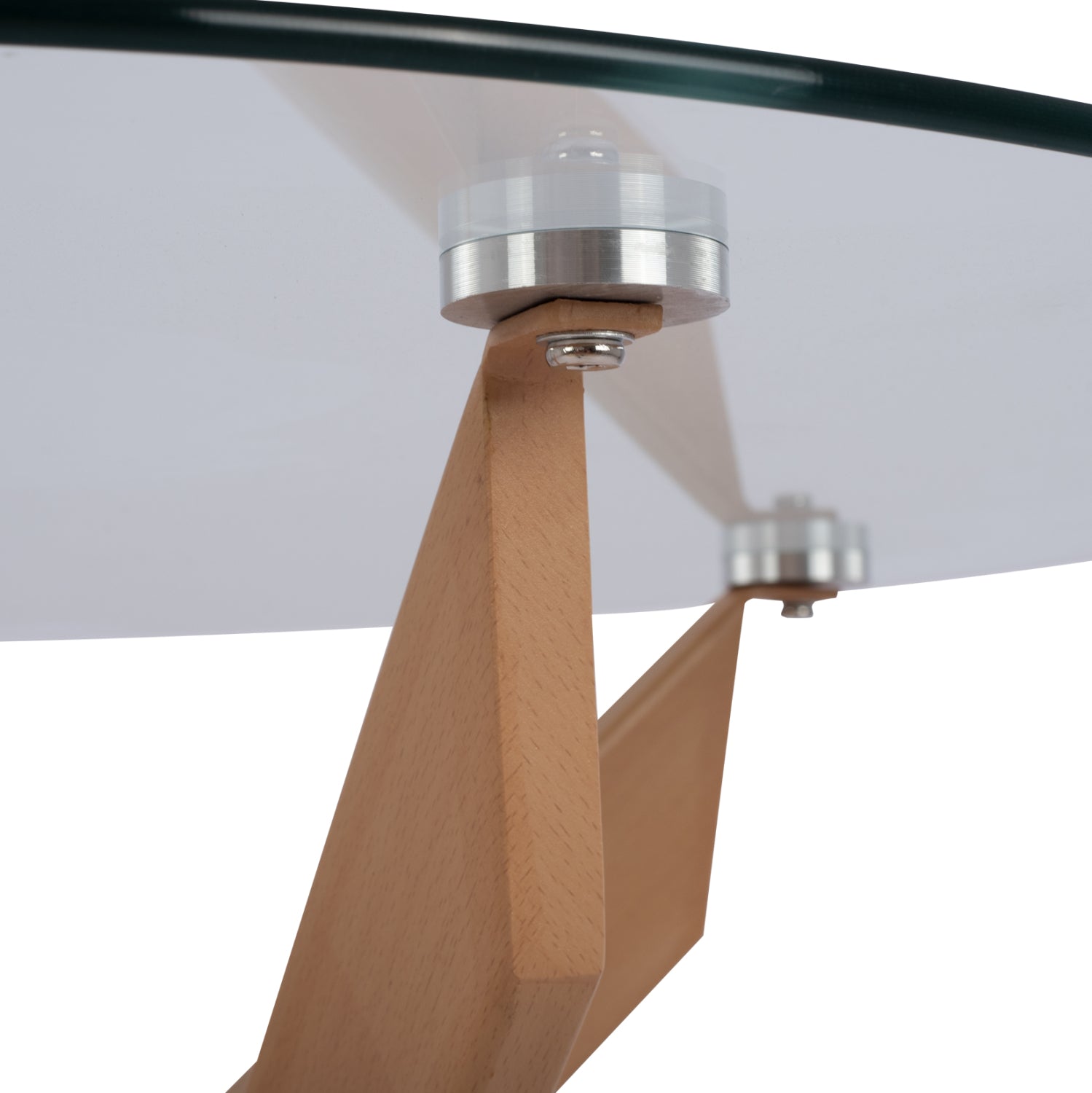 Трапезна маса JADA стъкло-метал Φ120X75см