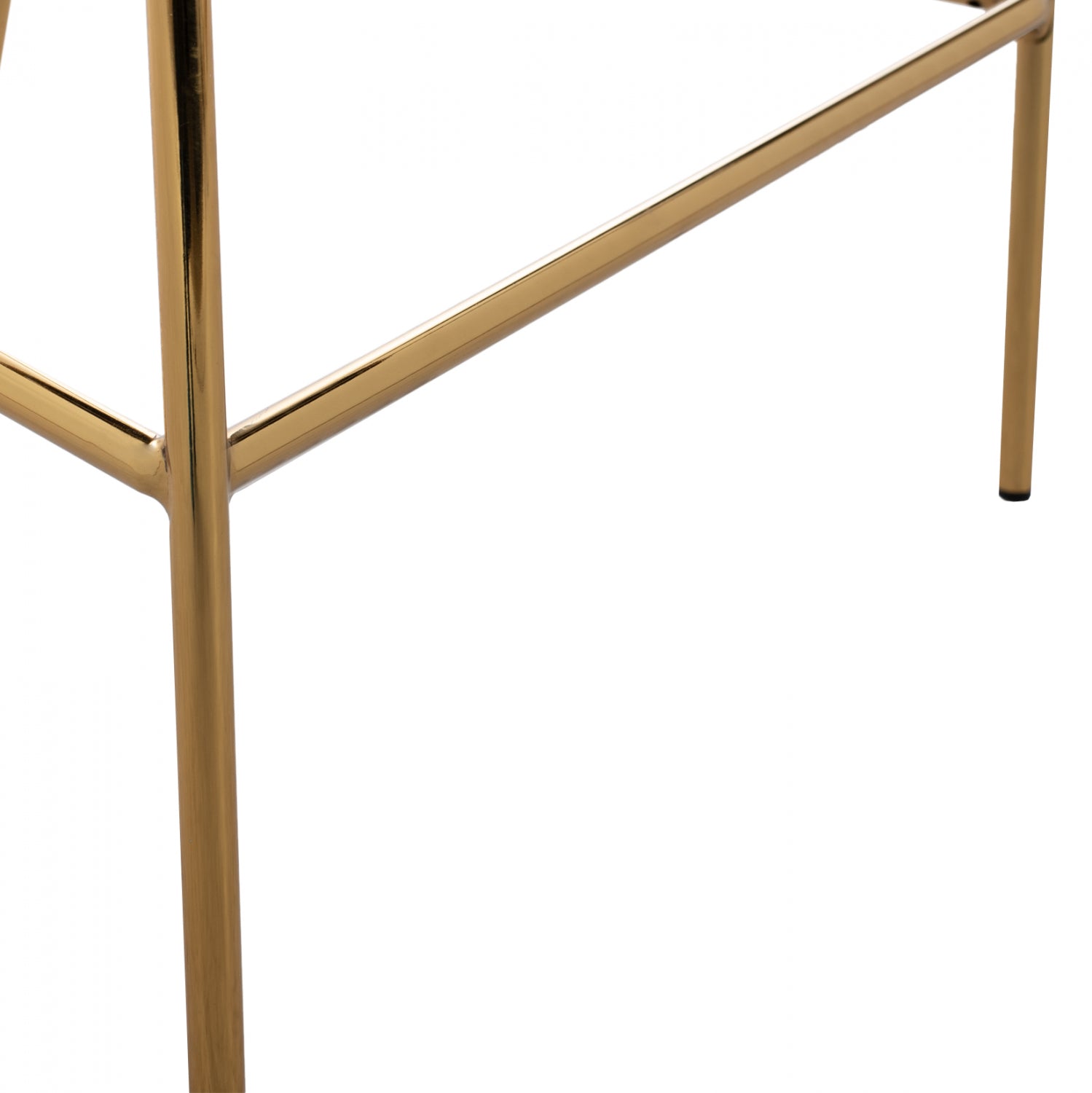 Бар стол Теодор голд розово кадифе 60x55x100