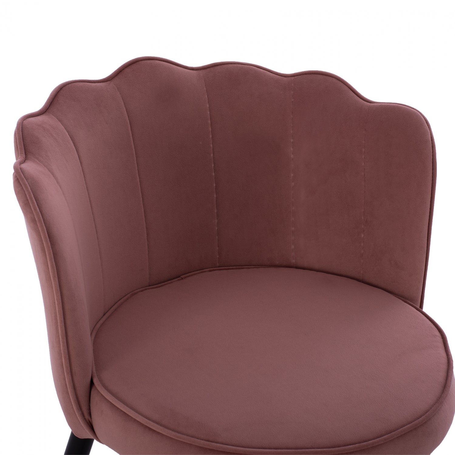 Бар стол VESNA средна височина-розово кадифе 50x50x90