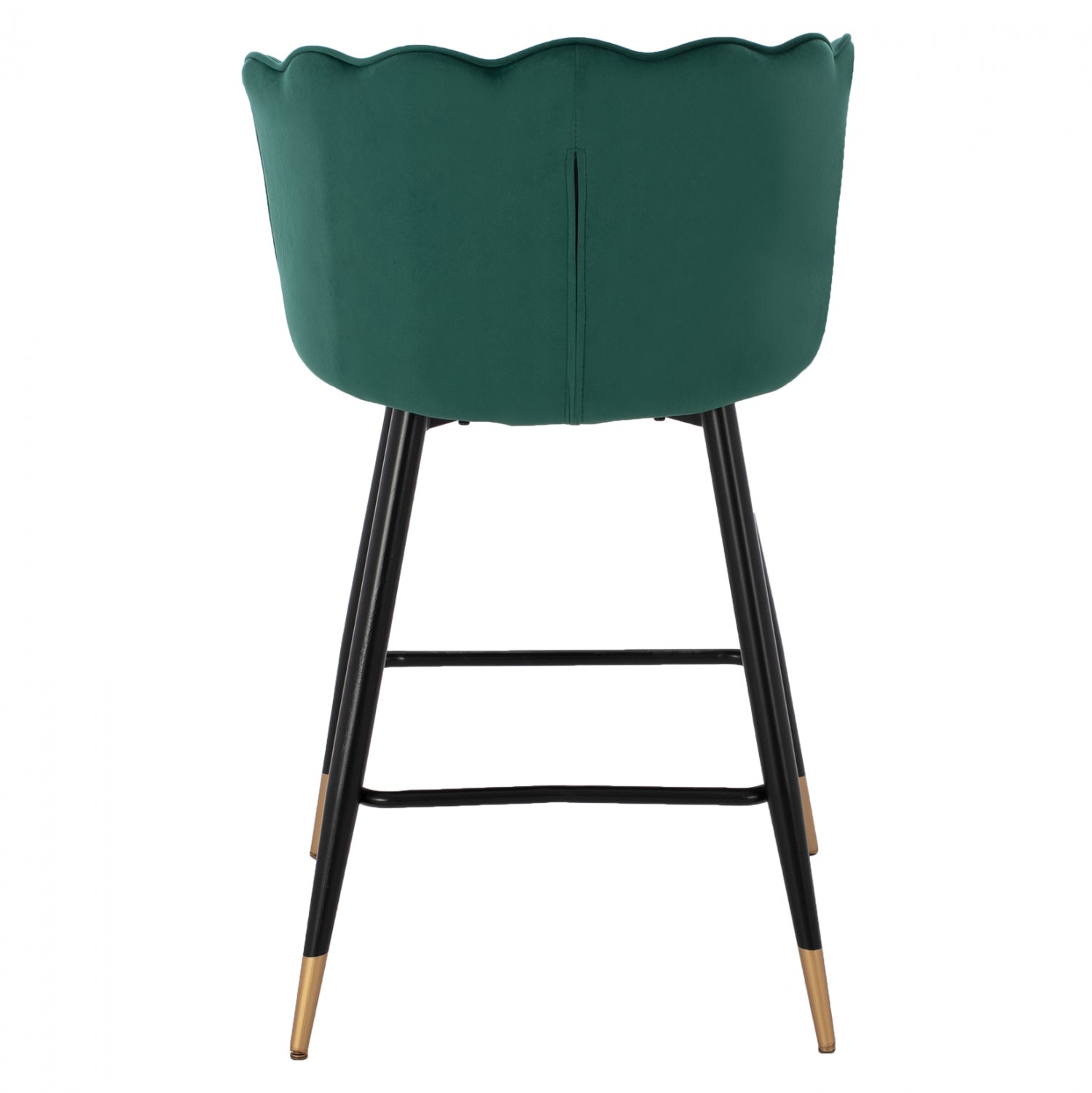 Бар стол VESNA средна височина-зелено кадифе 50x50x90