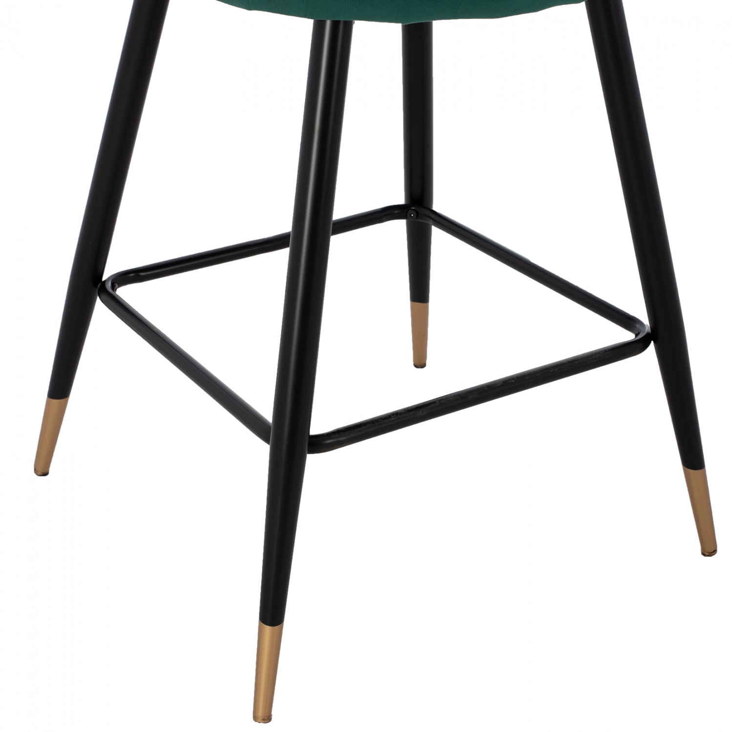 Бар стол VESNA средна височина-зелено кадифе 50x50x90