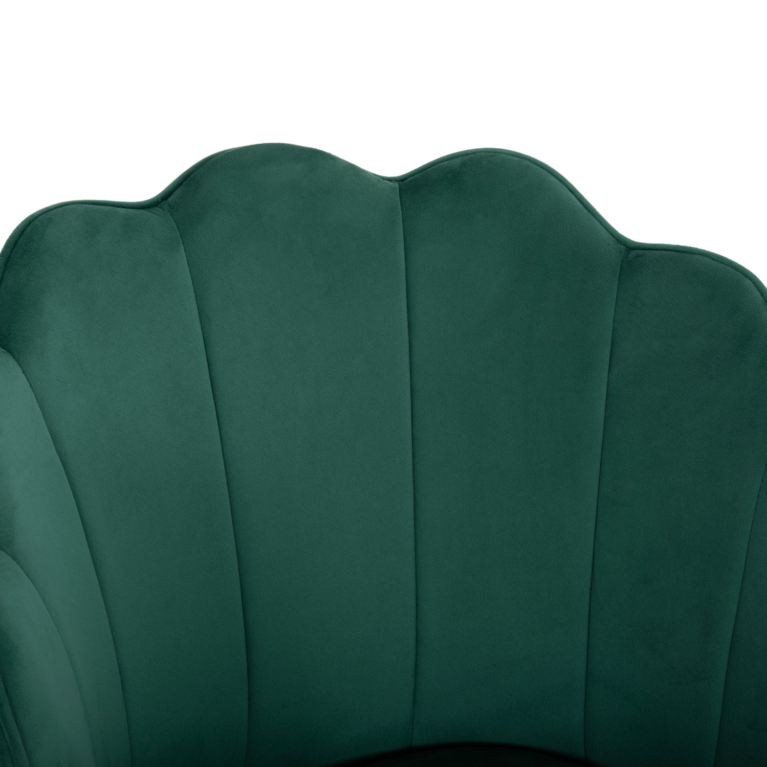 Стол Ави голд кадифе зелен цвят