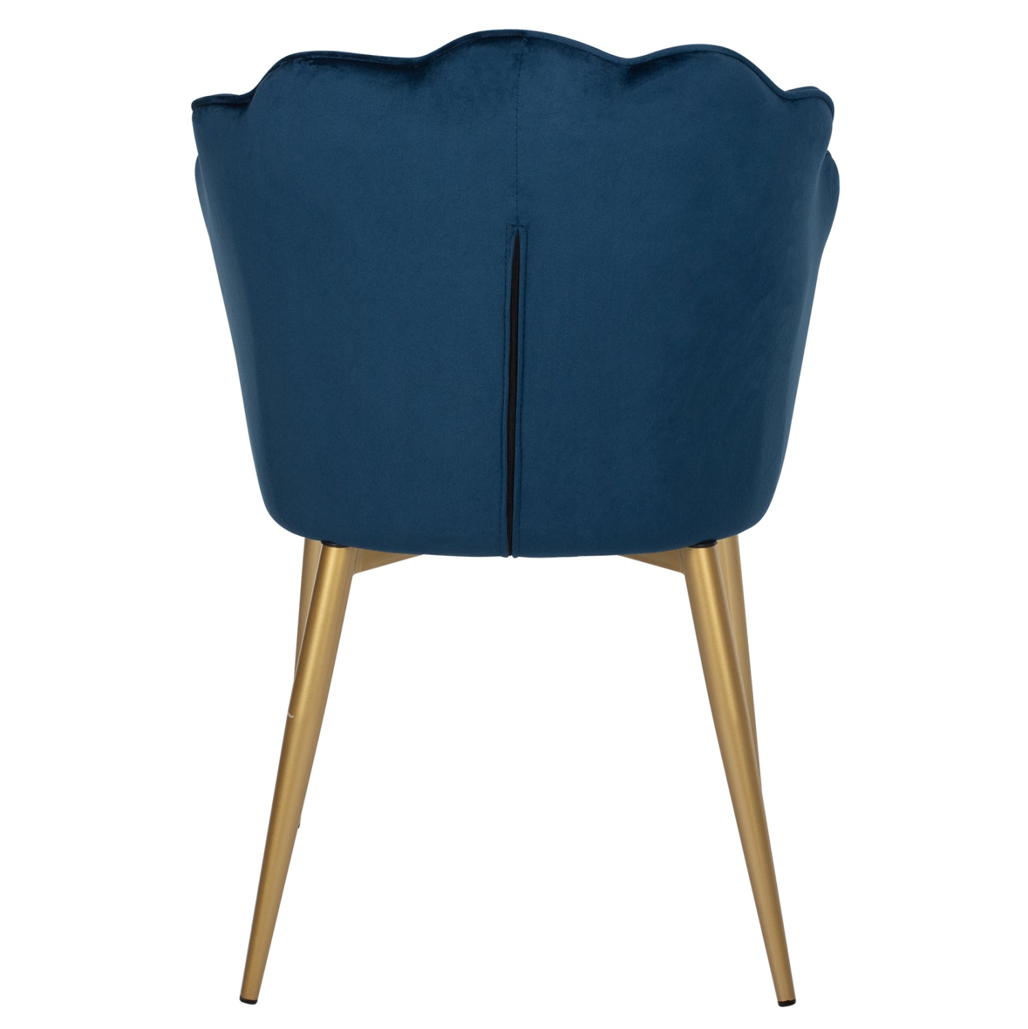 Стол Ави голд син цвят