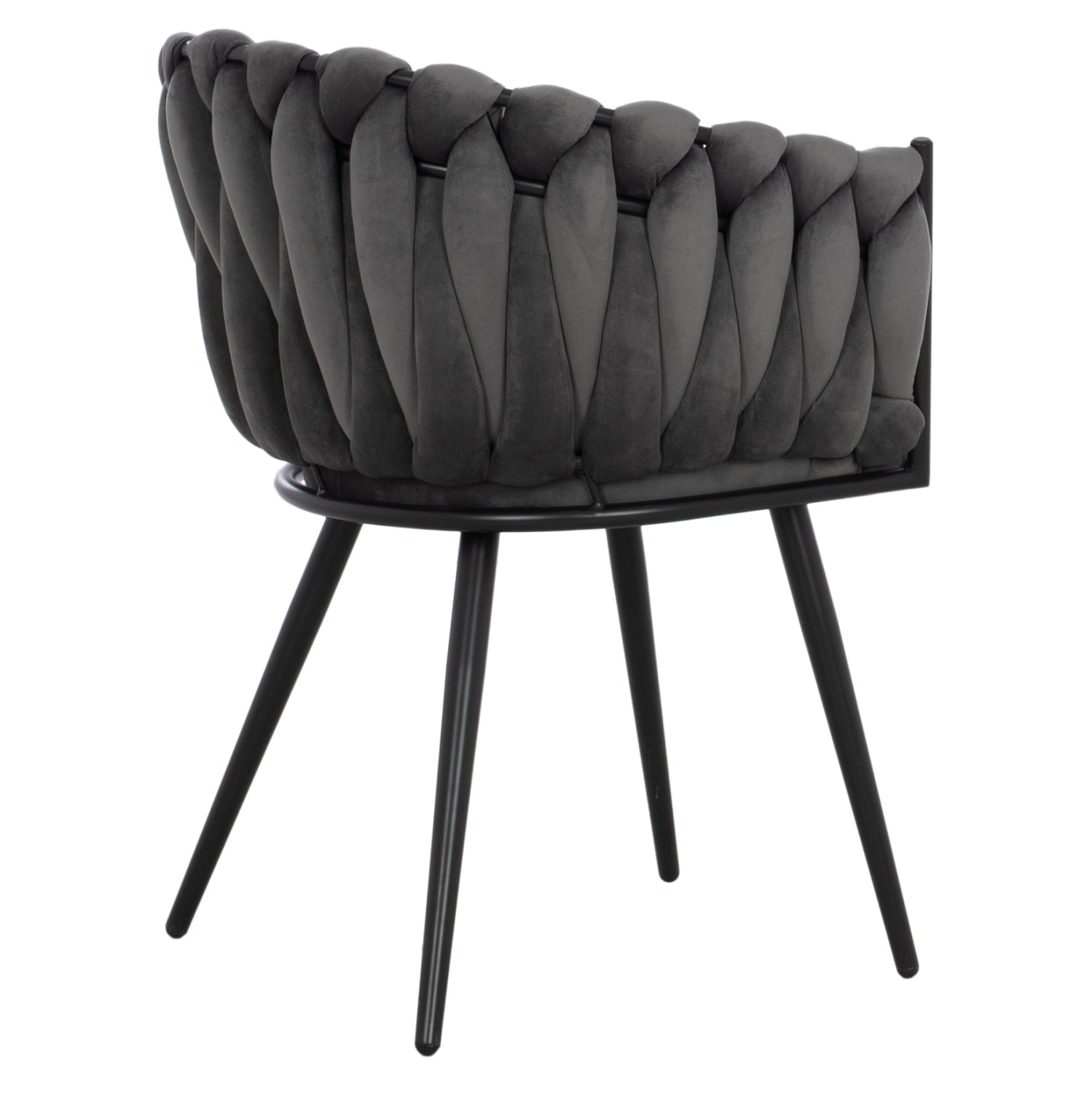 Кресло Луанда сив цвят 62x54x79см