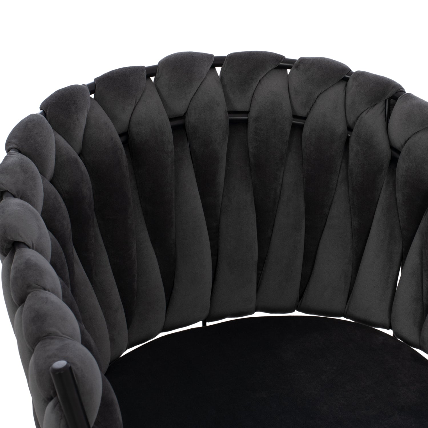 Кресло Луанда сив цвят 62x54x79см