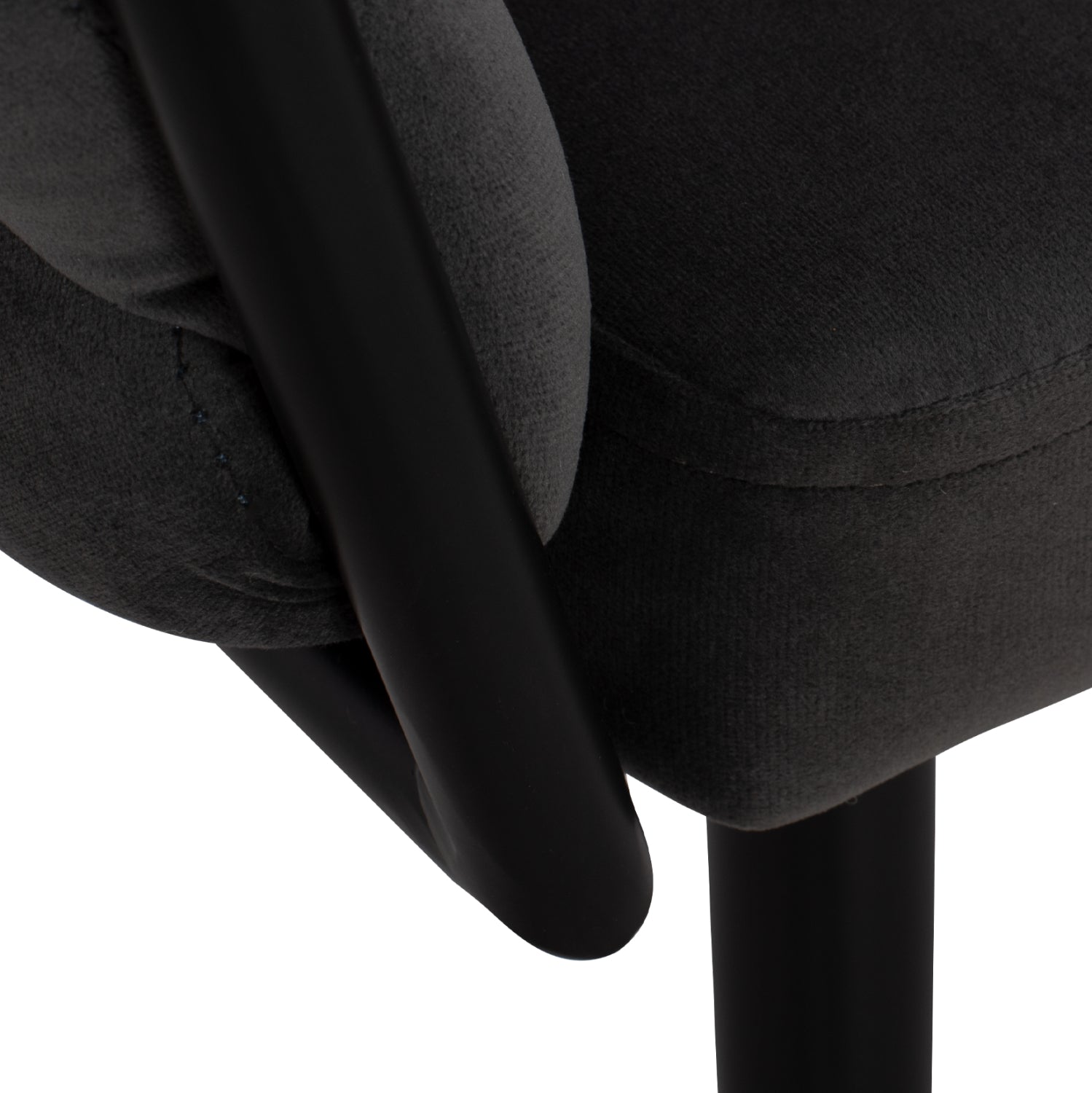 Кресло Луанда сив цвят 62x54x79см