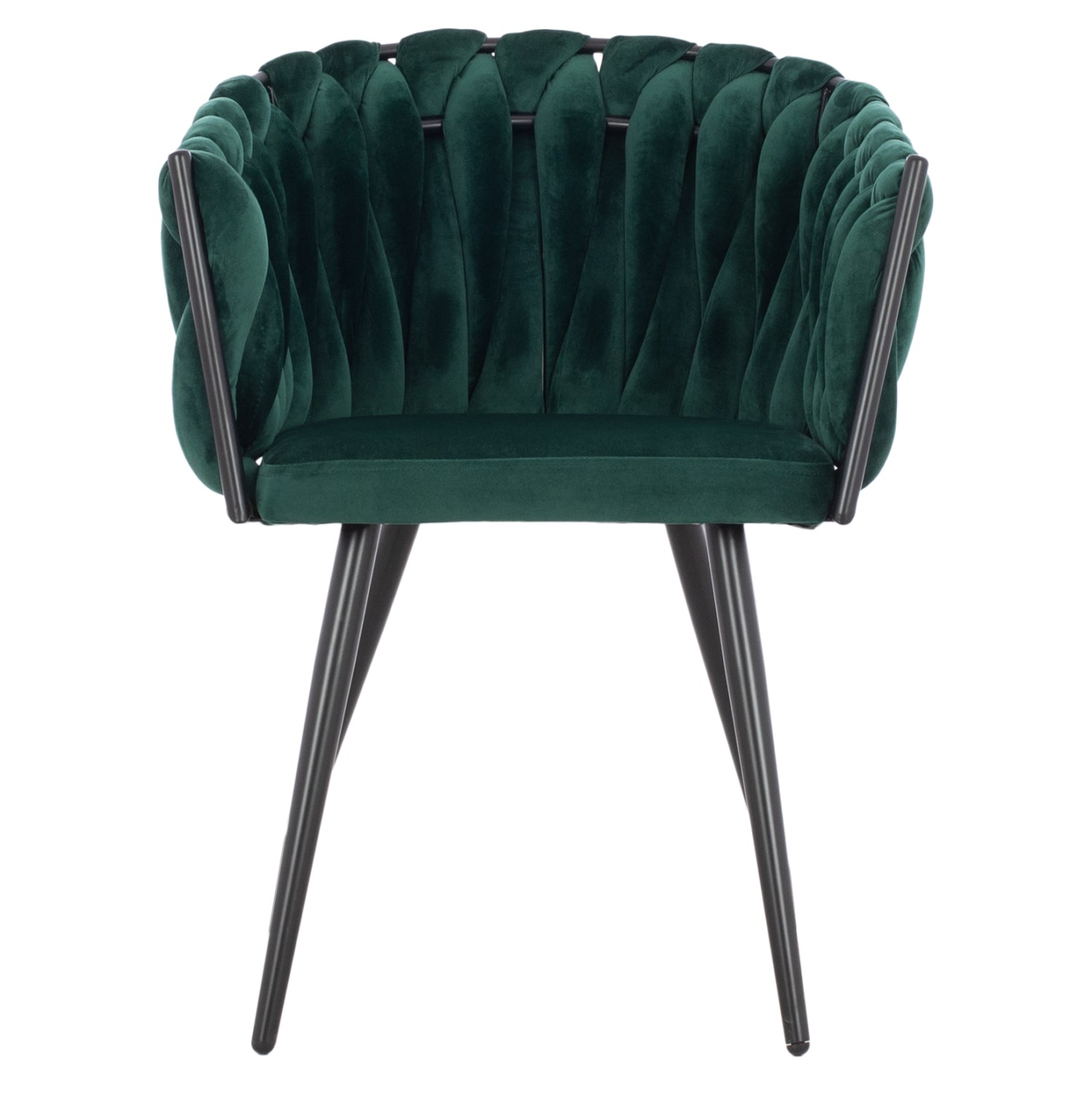 Кресло Луанда зелен цвят 62x54x79см