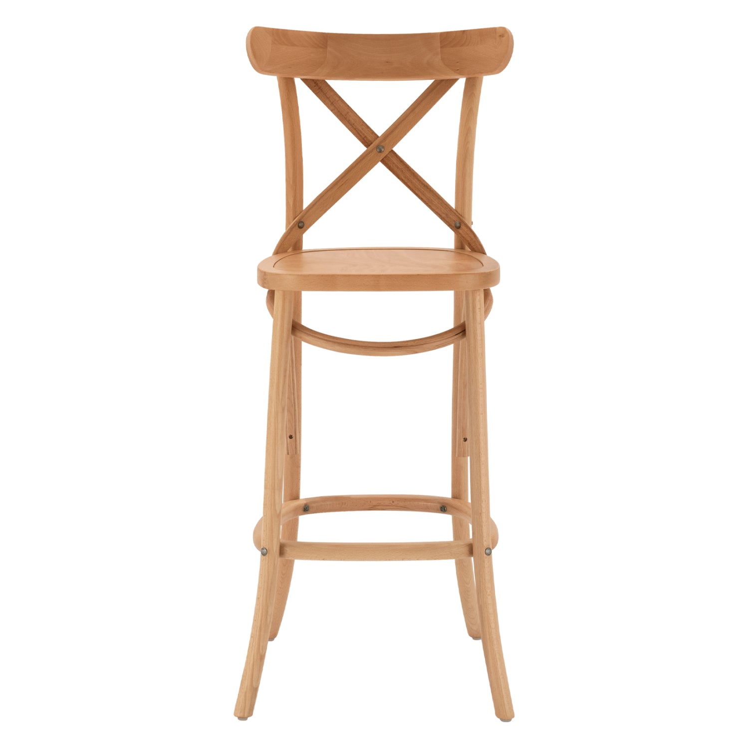 Бар стол GIOLIANA средна височина натурал 46x46x101