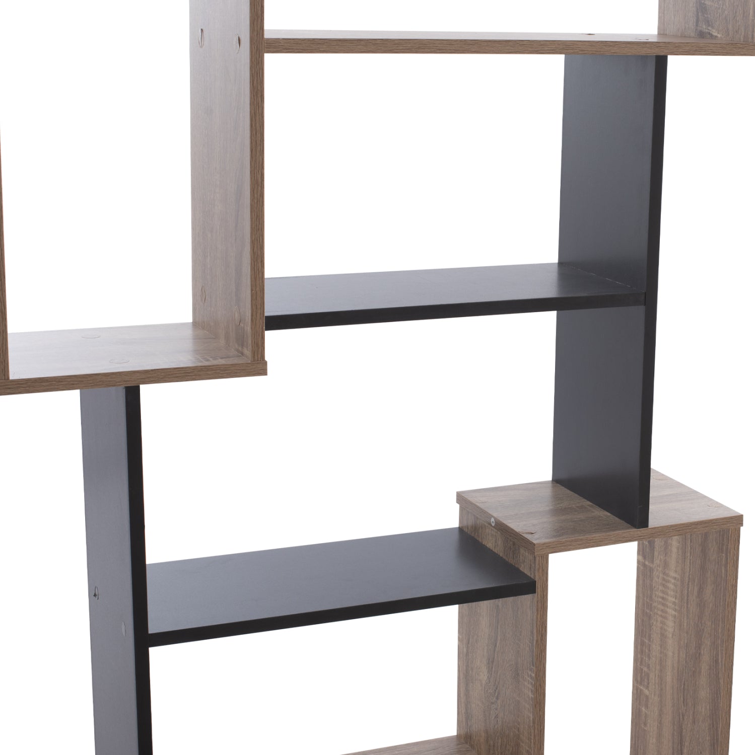 Библиотека SHAY сив-сонома цвят 85X22X140см