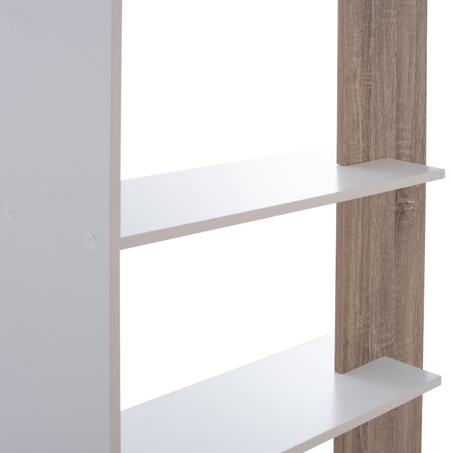 Библиотека HARVEY цвят натурал-бял 80x23x141см