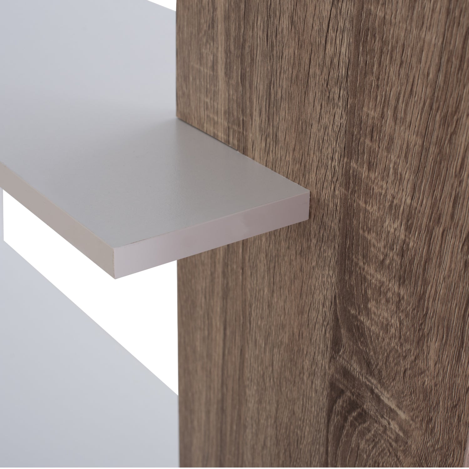 Библиотека HARVEY цвят натурал-бял 80x23x141см