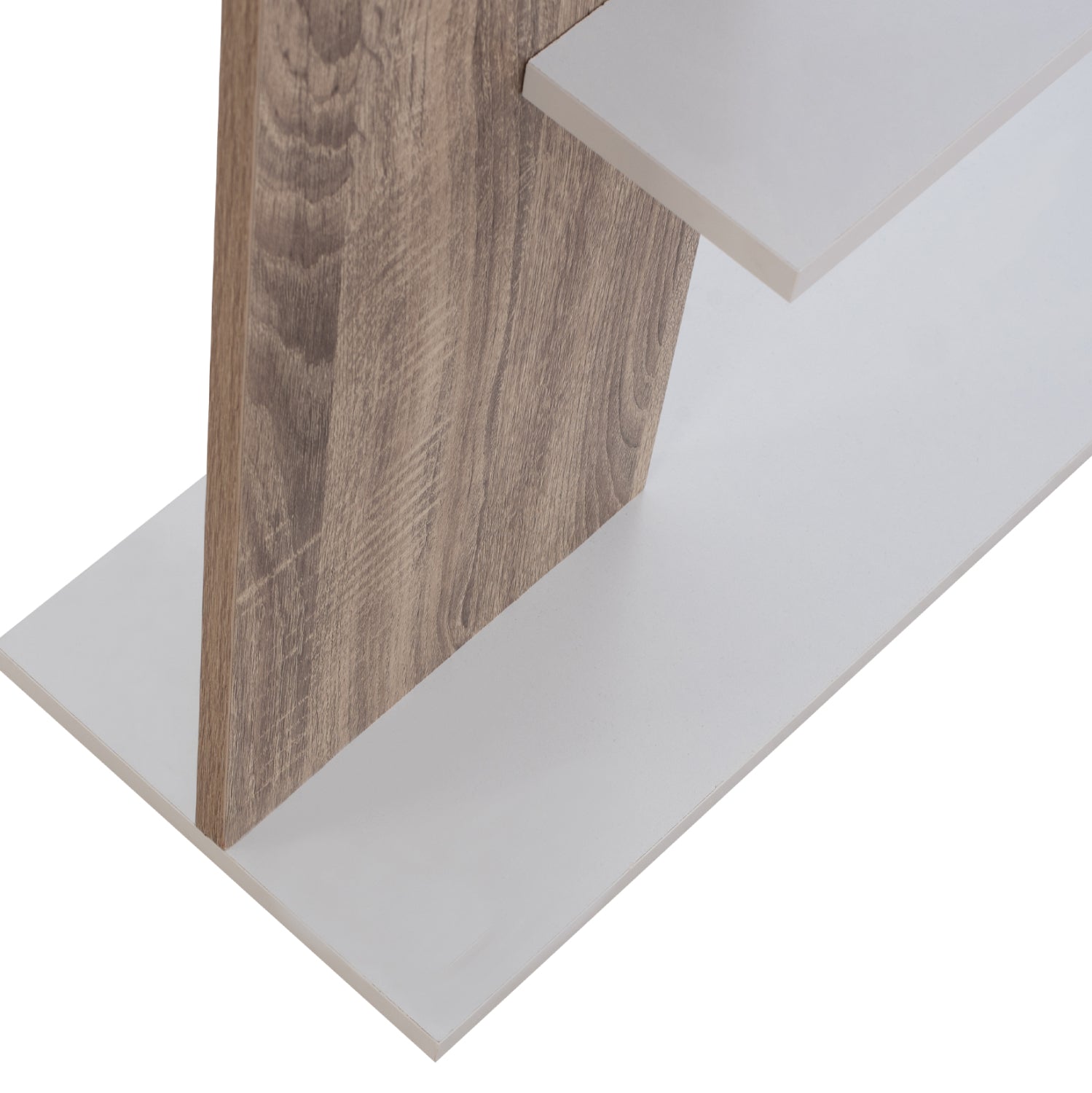 Библиотека HARVEY цвят натурал-бял 80x23x141см