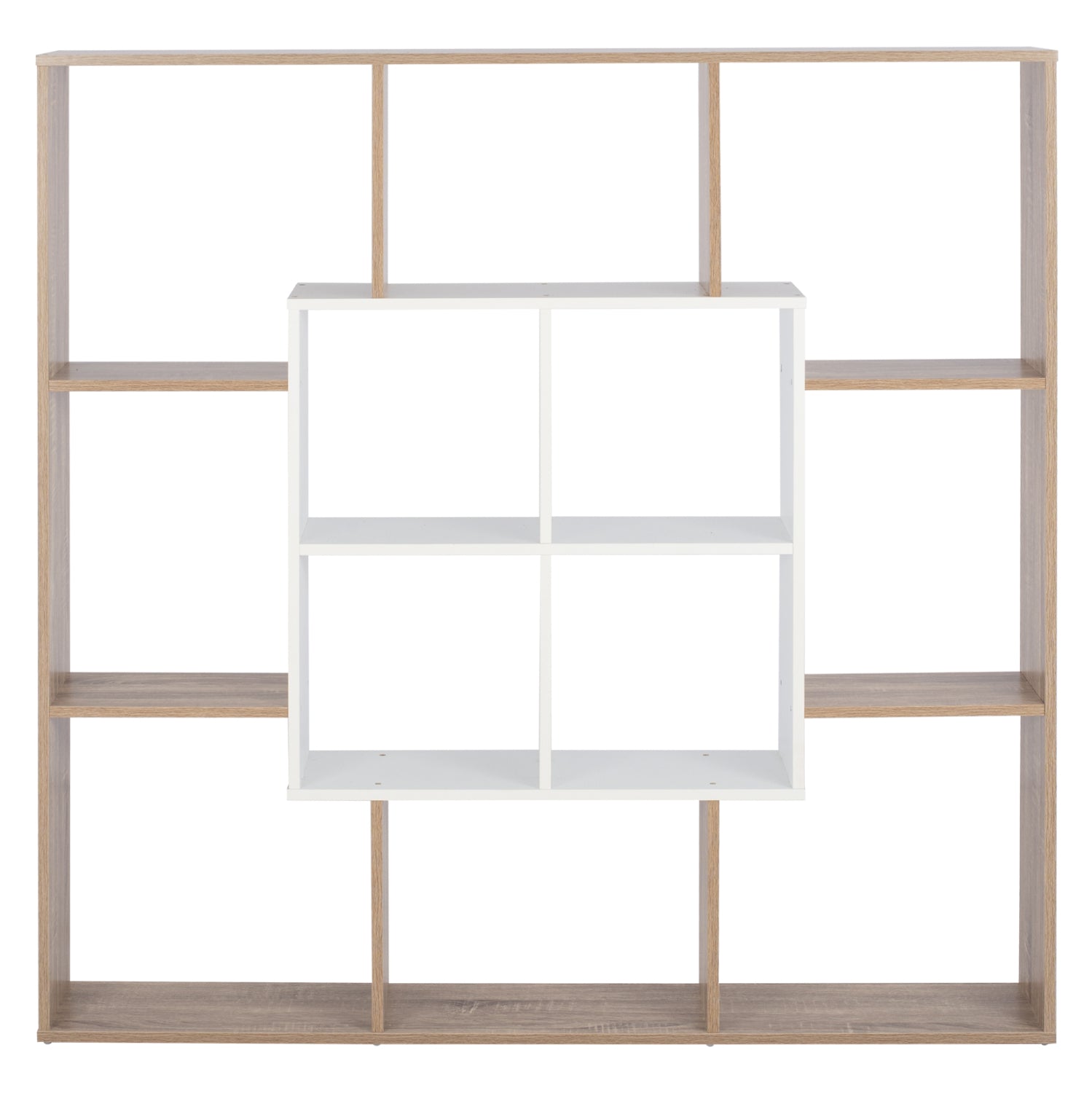 Библиотека BRODY цвят сонама-бял 136x22x136-см