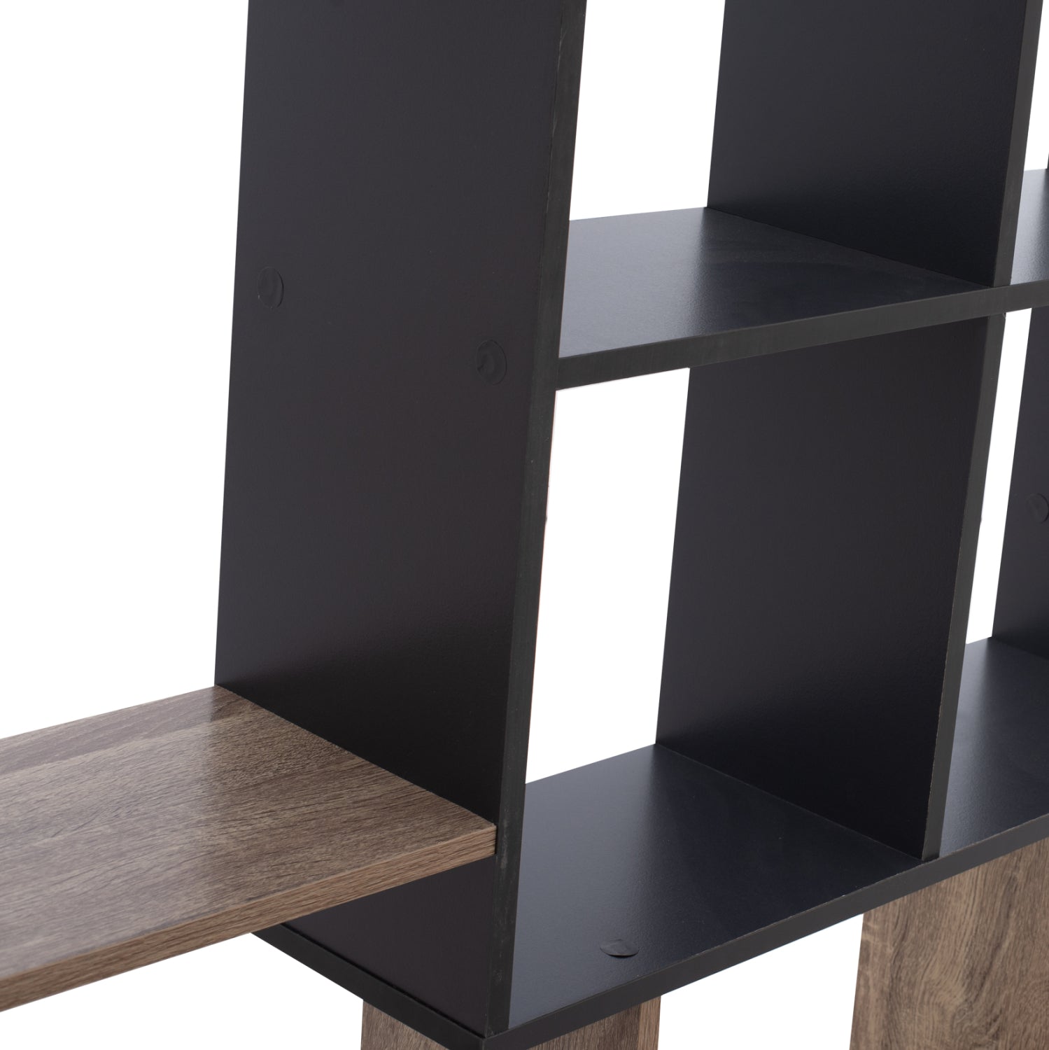 Библиотека BRODY цвят сонама-сив 80x23x141см