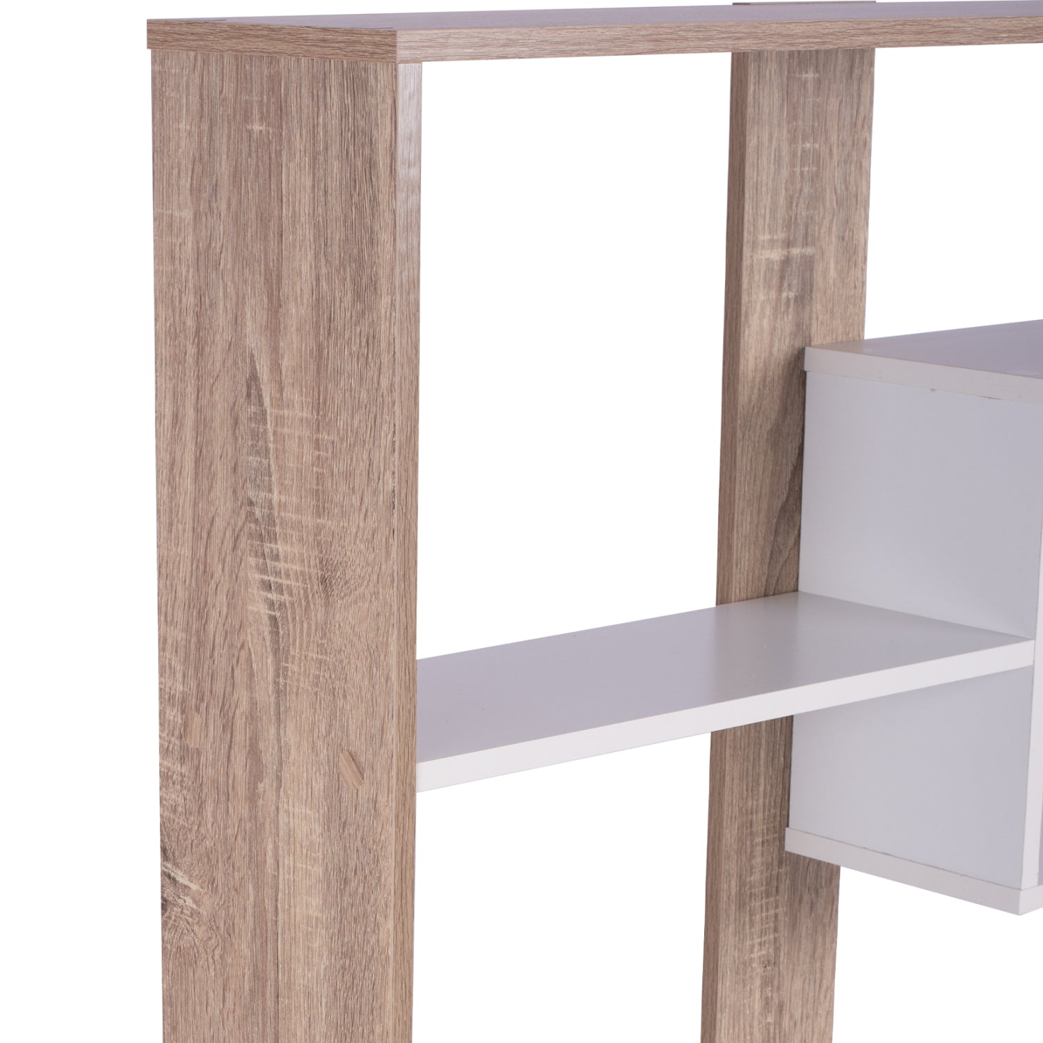 Библиотека Marceline цвят сонама-бял 100χ21χ124.5см