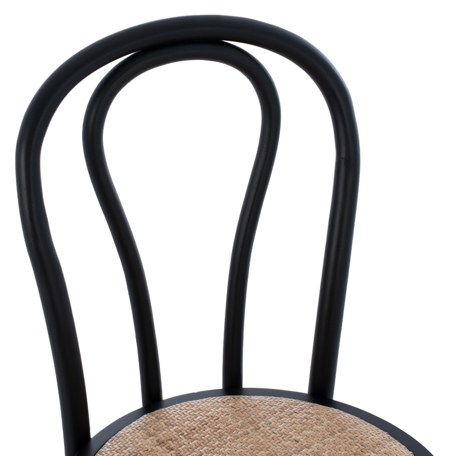 Стол Монреал черен цвят 40x40x87