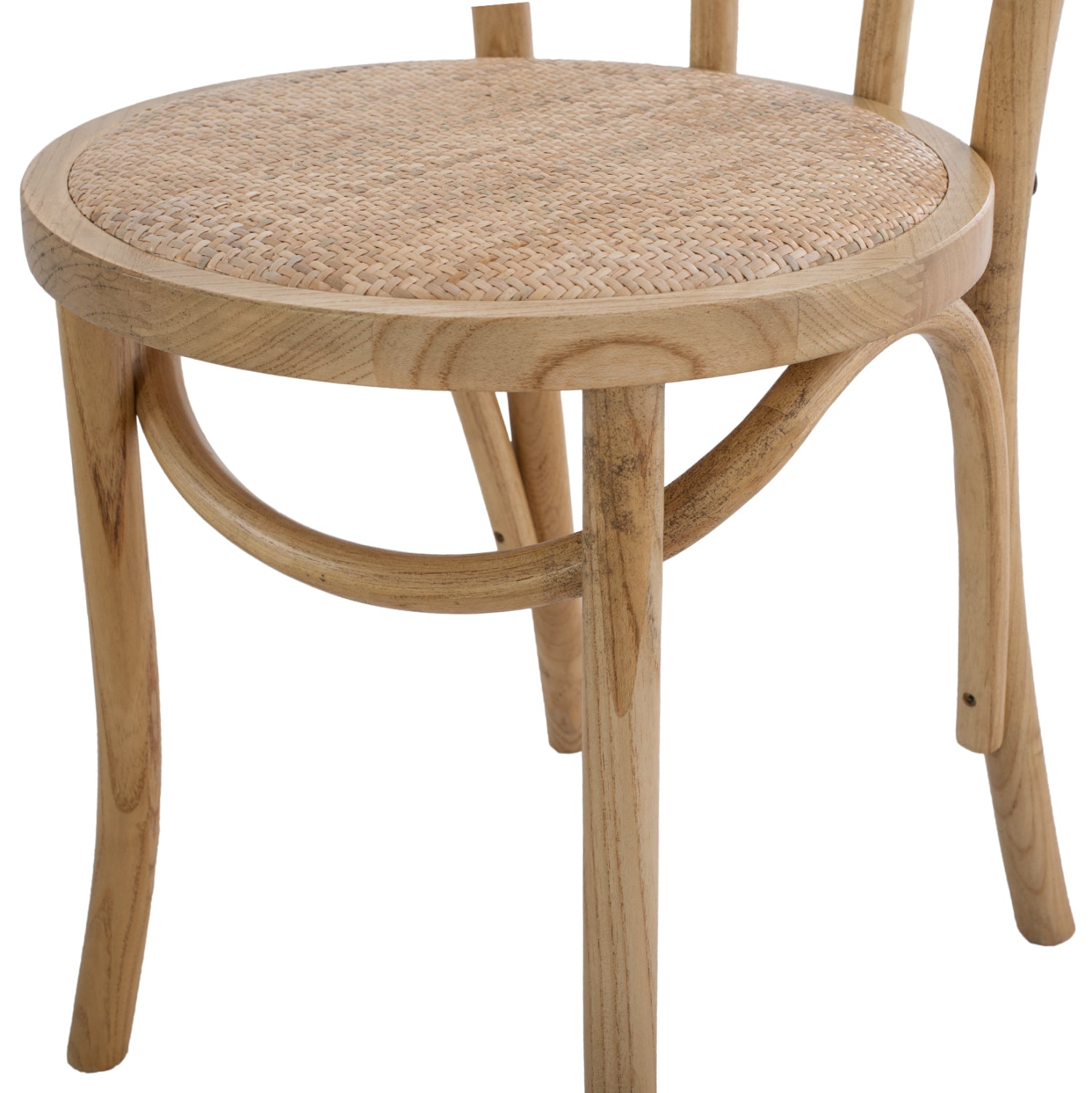 Дървен стол Монреал, виенски тип, изработен от бук в тъмен меден цвят