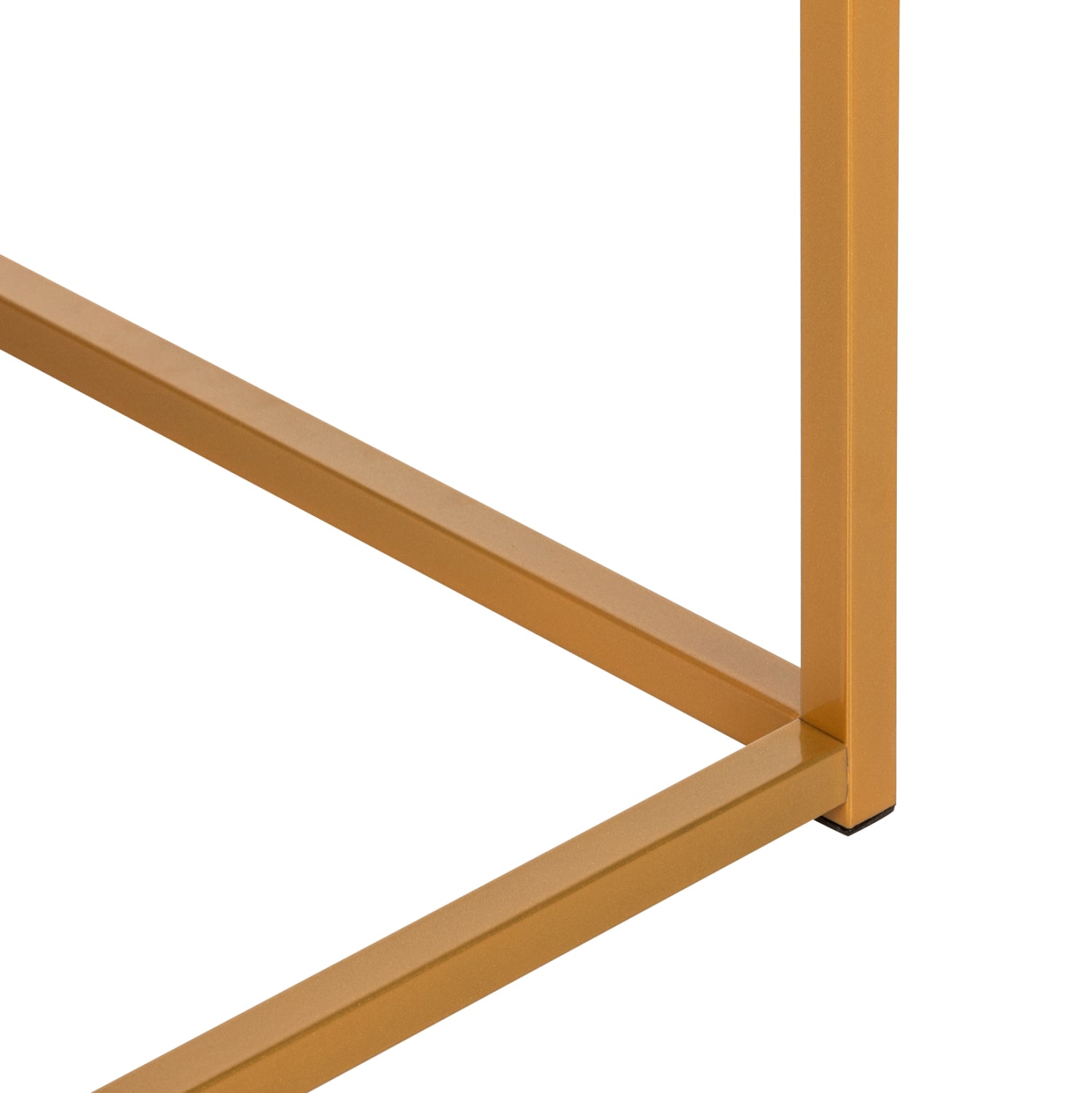 Холна маса Сафрон голд цвят бял мрамор 95Χ55Χ43,5