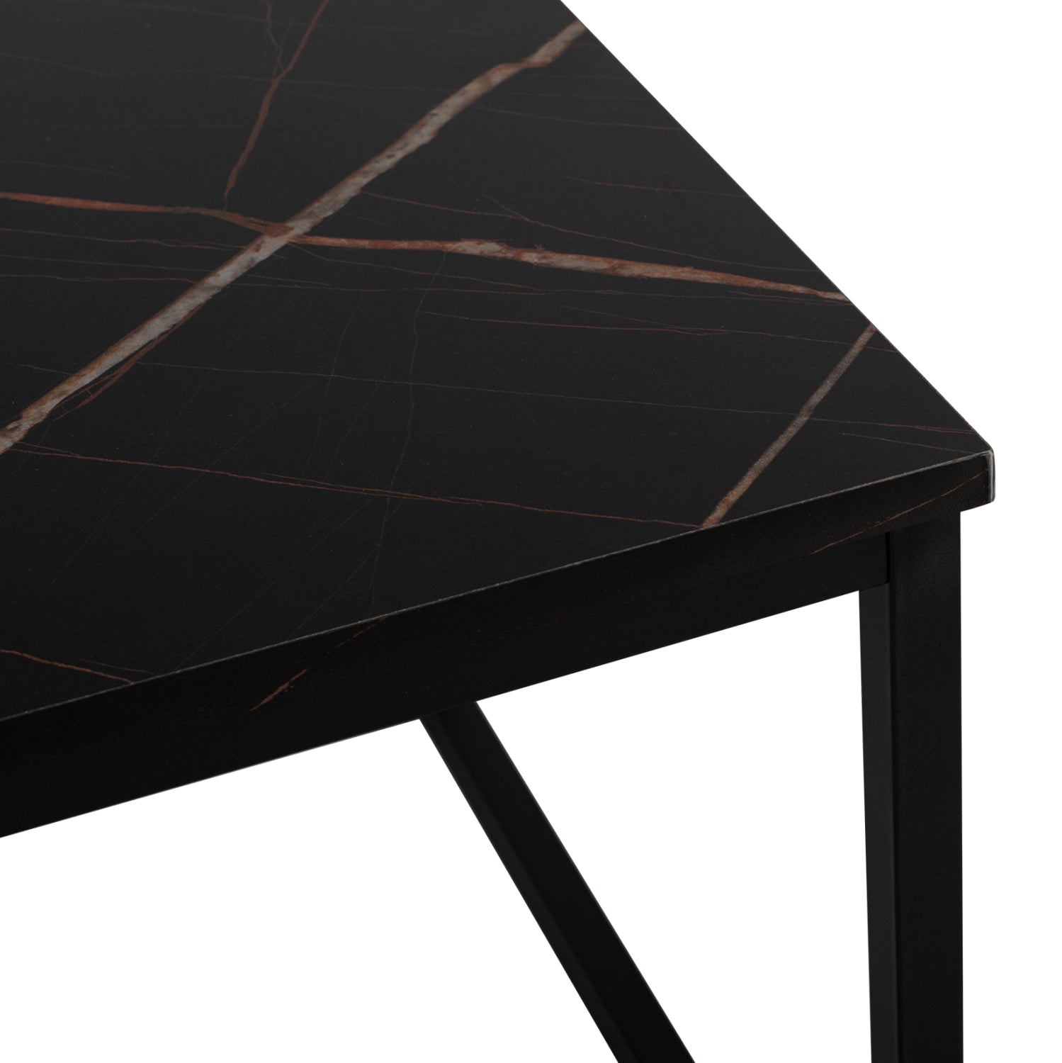 Холна маса Сафрон цвят черен  95Χ55Χ43см