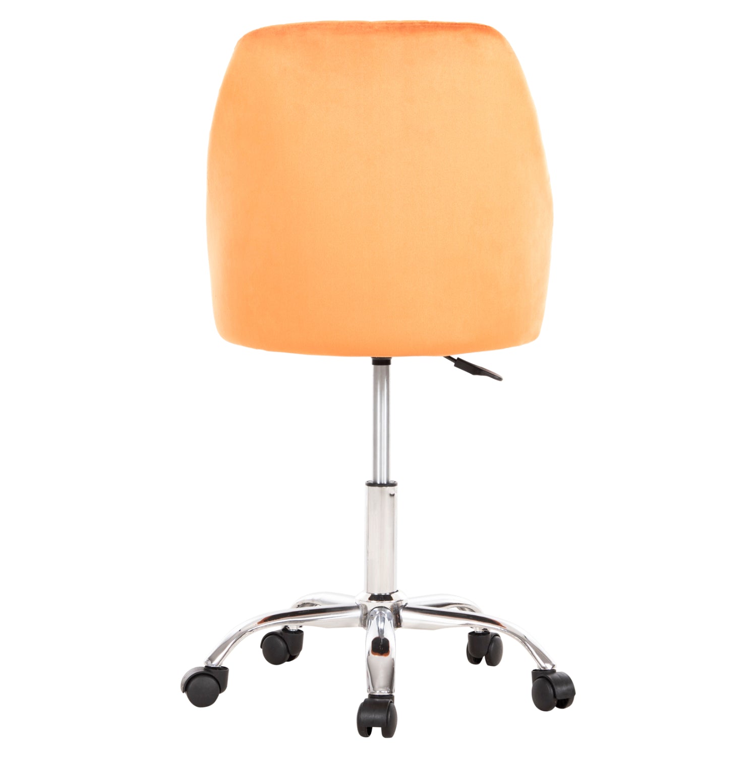 Офис стол HOLLIS оранжев цвят 58x58x85см