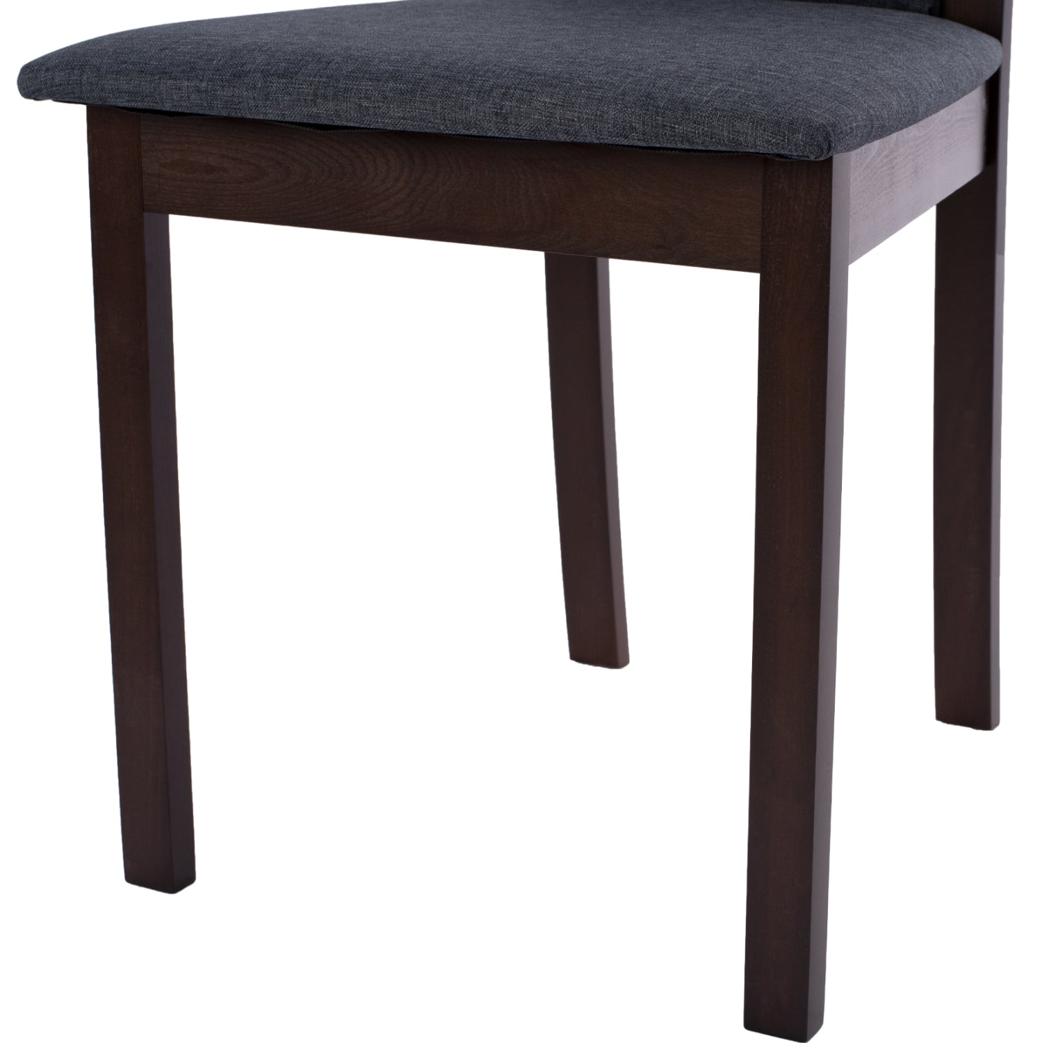 Трапезен стол Олея цвят орех-сив 45x55x100