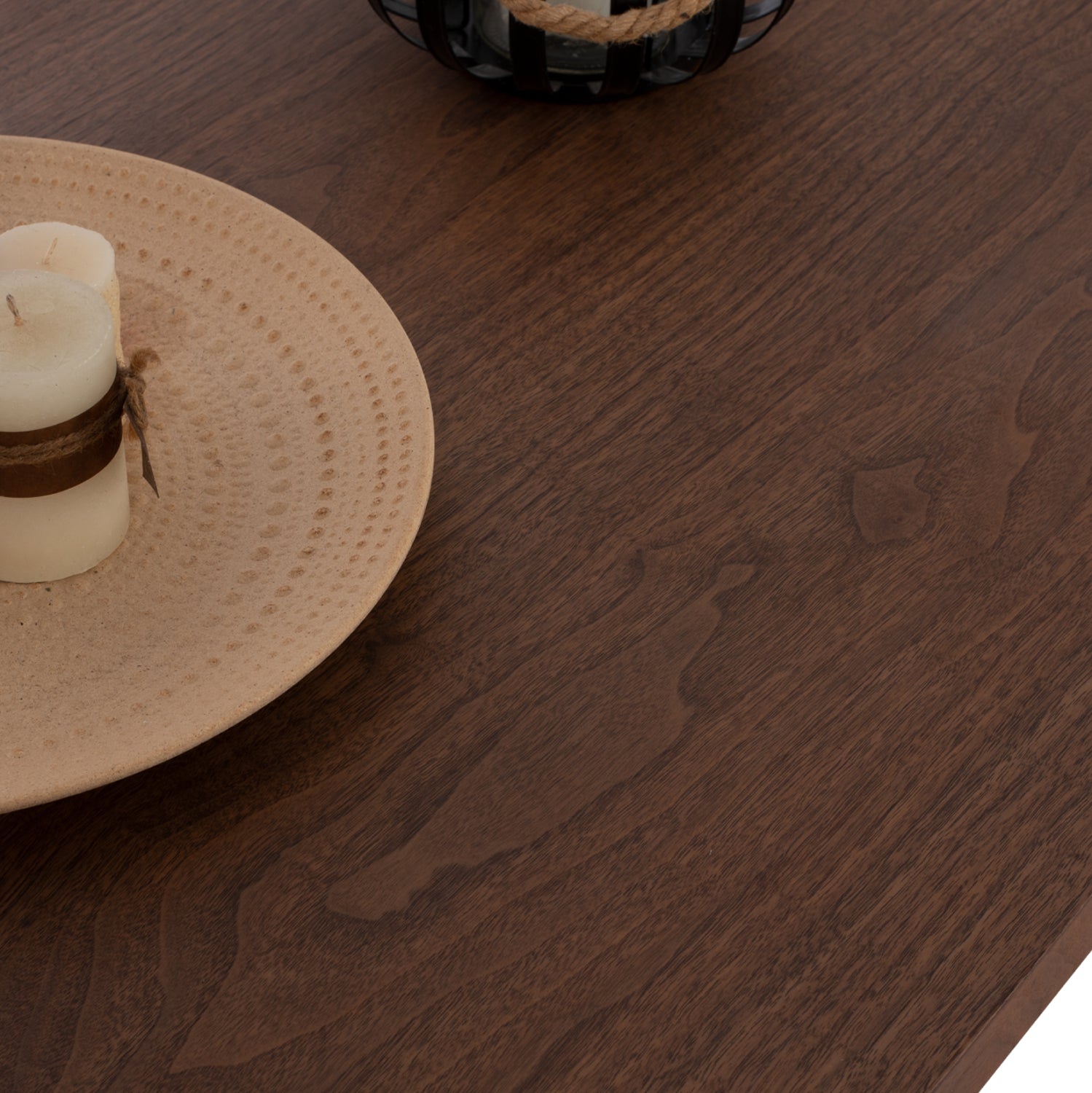 Трапезна маса ARTI орех цвят в стил рустик а 180x90x75 см.