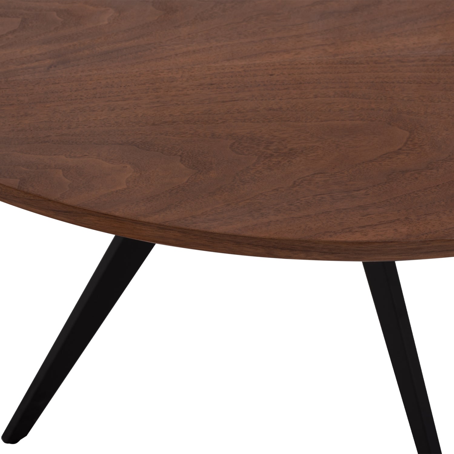 КРЪГЛА ТРАПЕЗНА МАСА С ПОКРИТИЕ НА ОРЕХ В СТИЛ РУСТИК Φ120x75см.