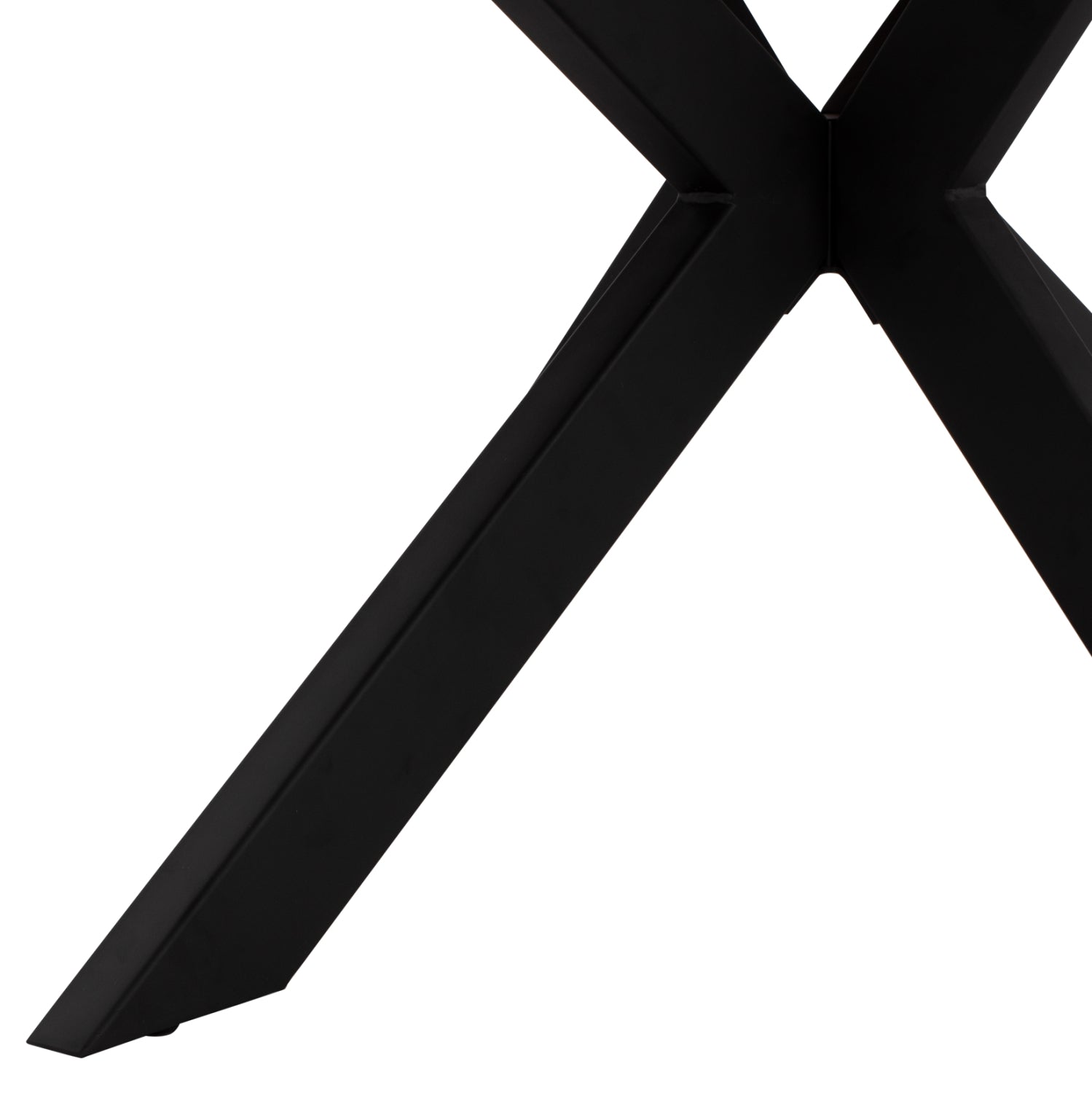 Трапезна маса Sari с покритие на орех в стил рустик 180x90x75cm.