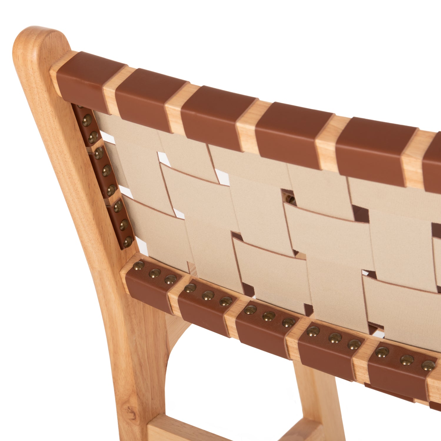 Бар стол Фелипе средна височина натурал 45x47x94