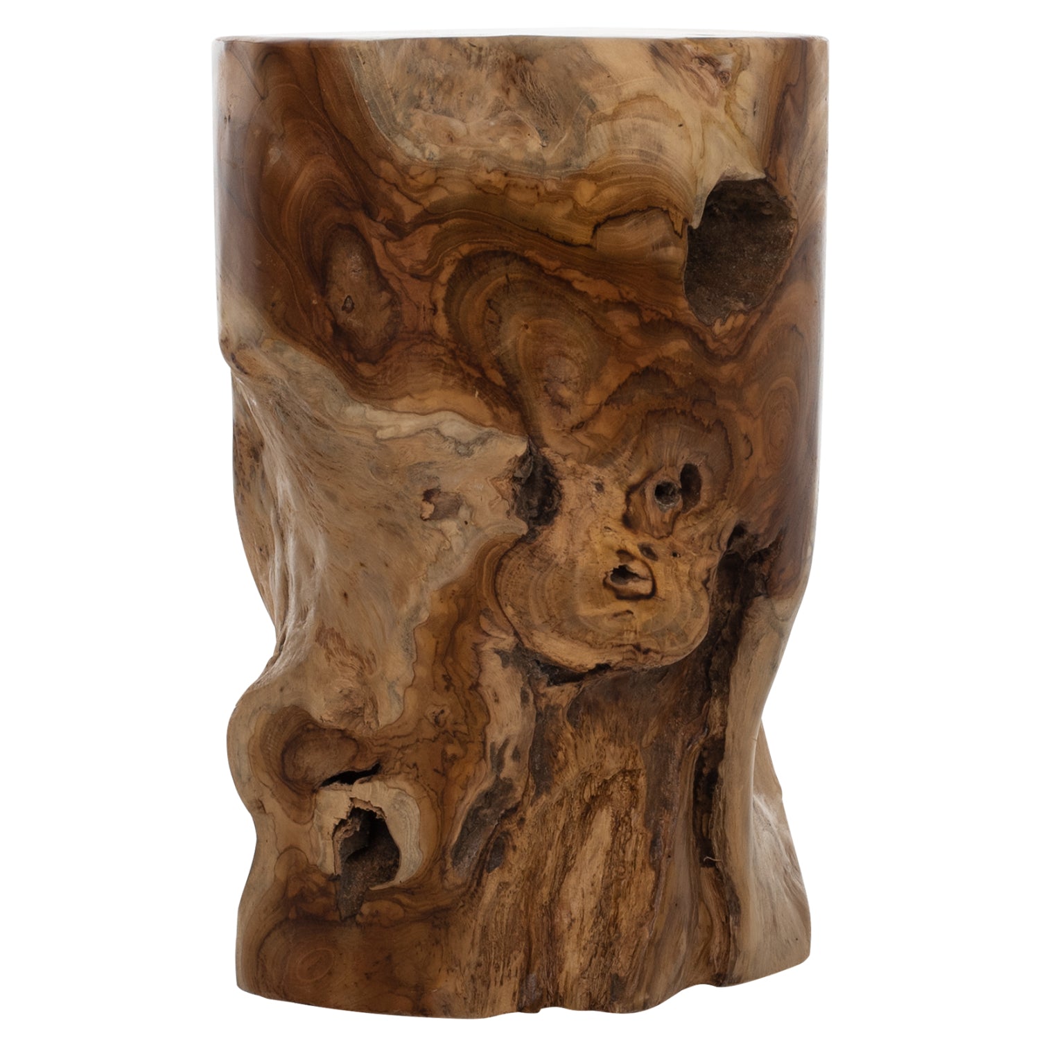 Странична табуретка 9350 естествен цвят Φ30X45Φсм