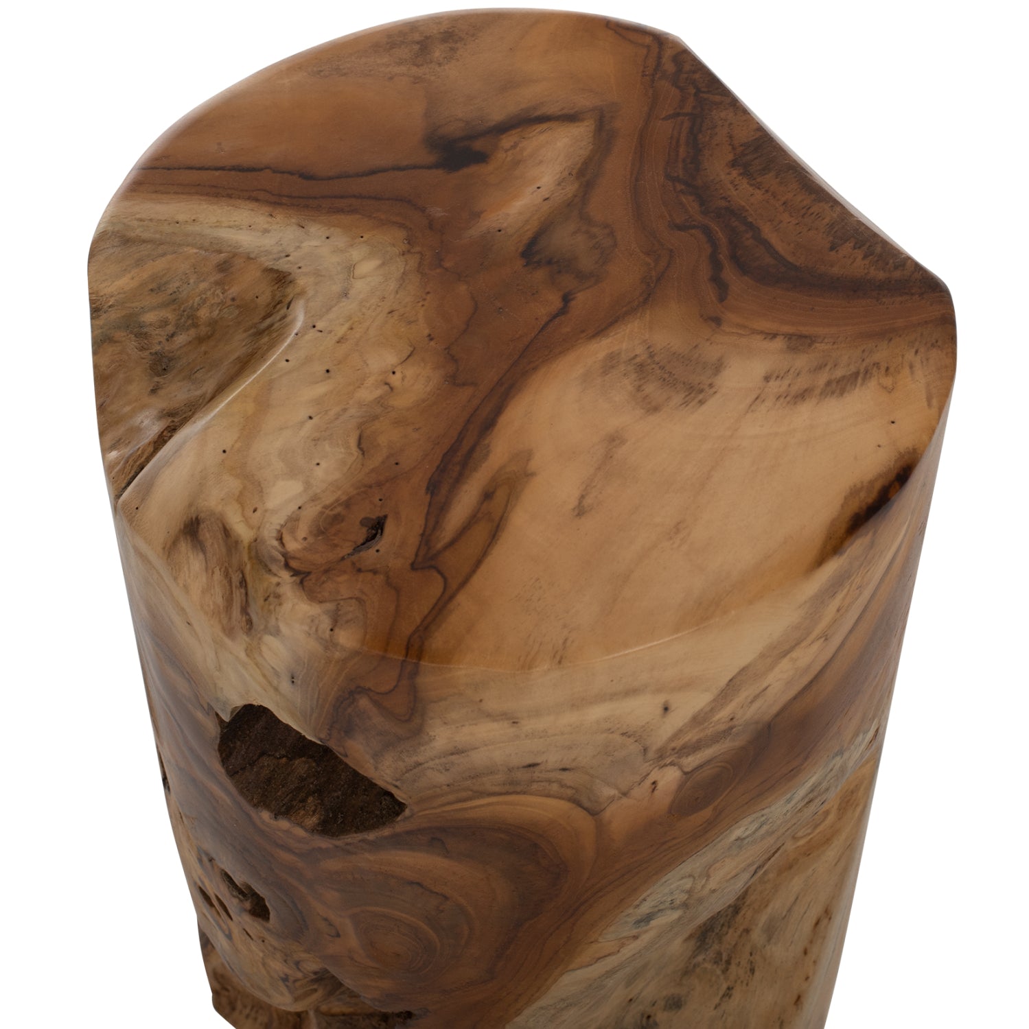 Странична табуретка 9350 естествен цвят Φ30X45Φсм