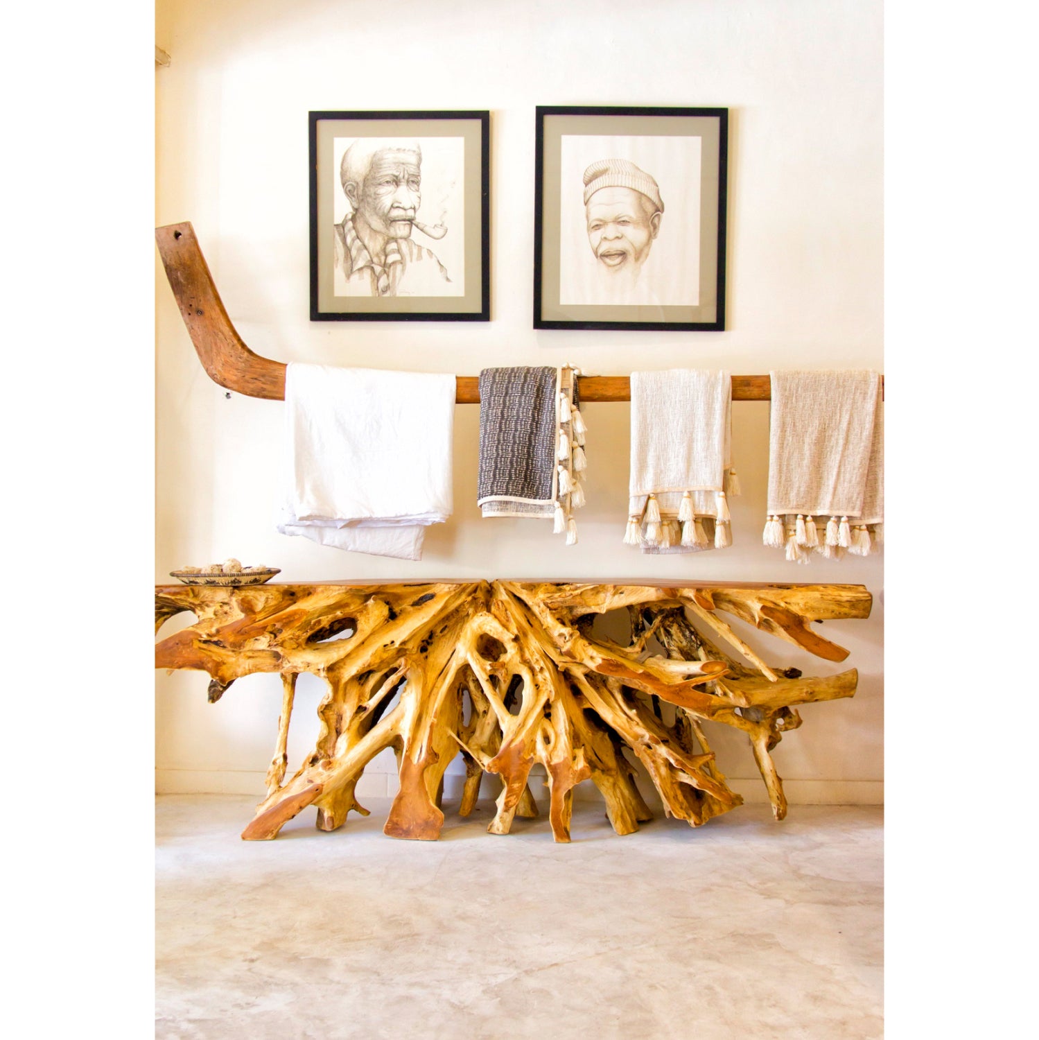 Конзола натурал 150Χ40Χ70