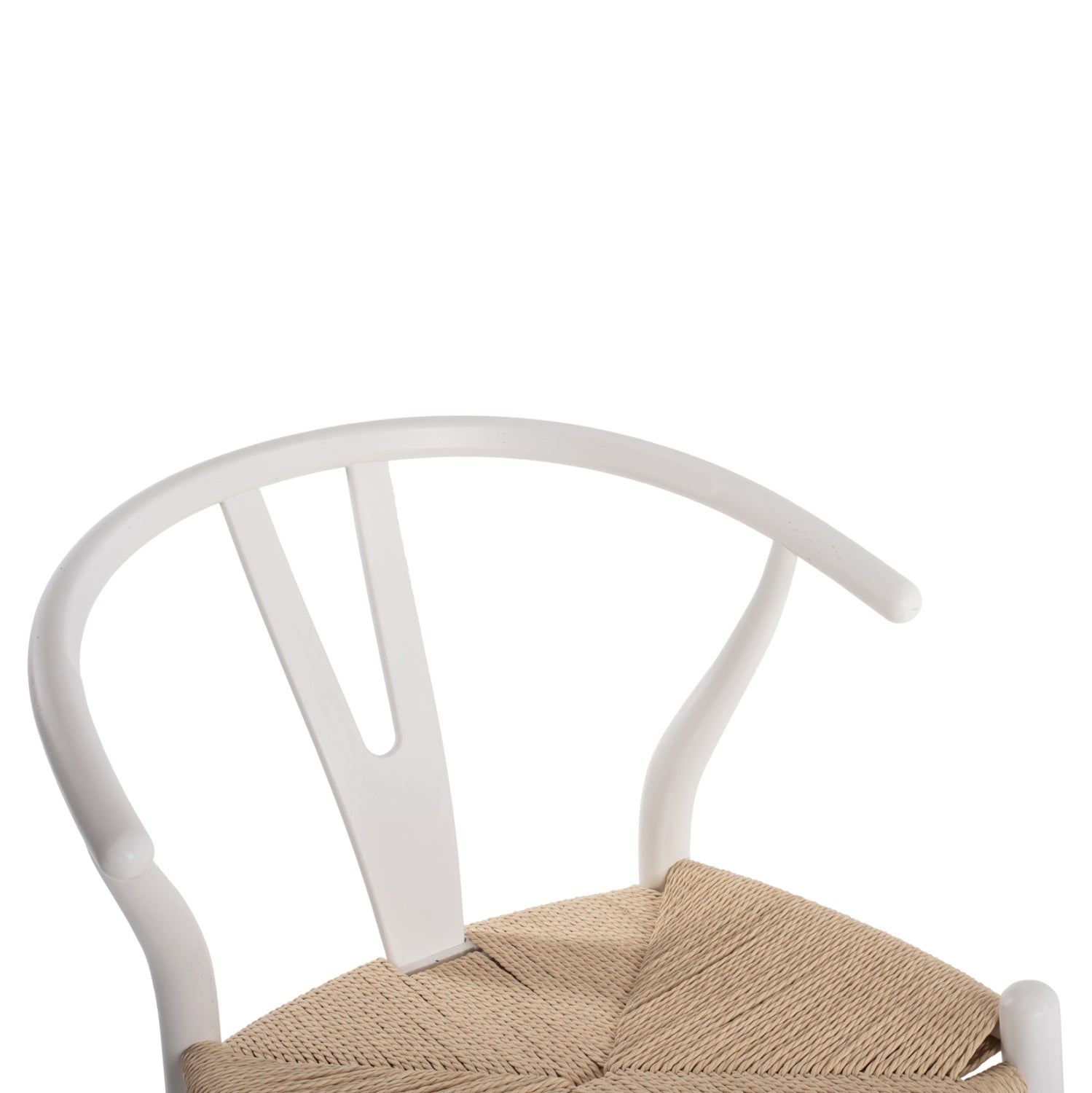 Бар стол BRAVE цвят бял-бежов 48x53x100