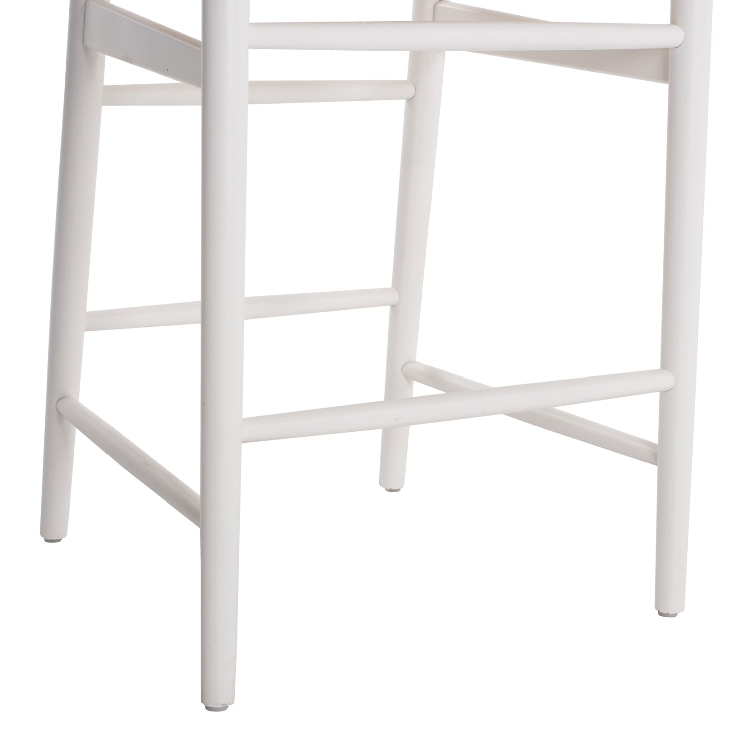 Бар стол BRAVE цвят бял-бежов 48x53x100