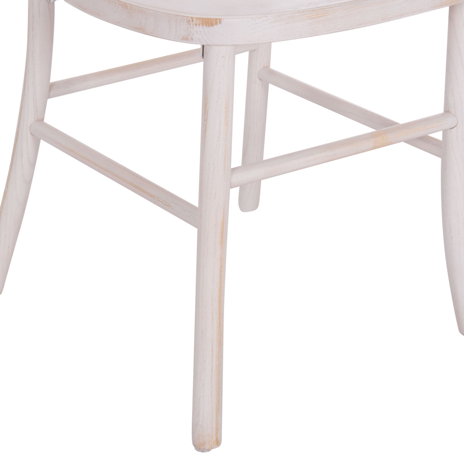 Дървен стол бял TOON 44,5x48x96см.