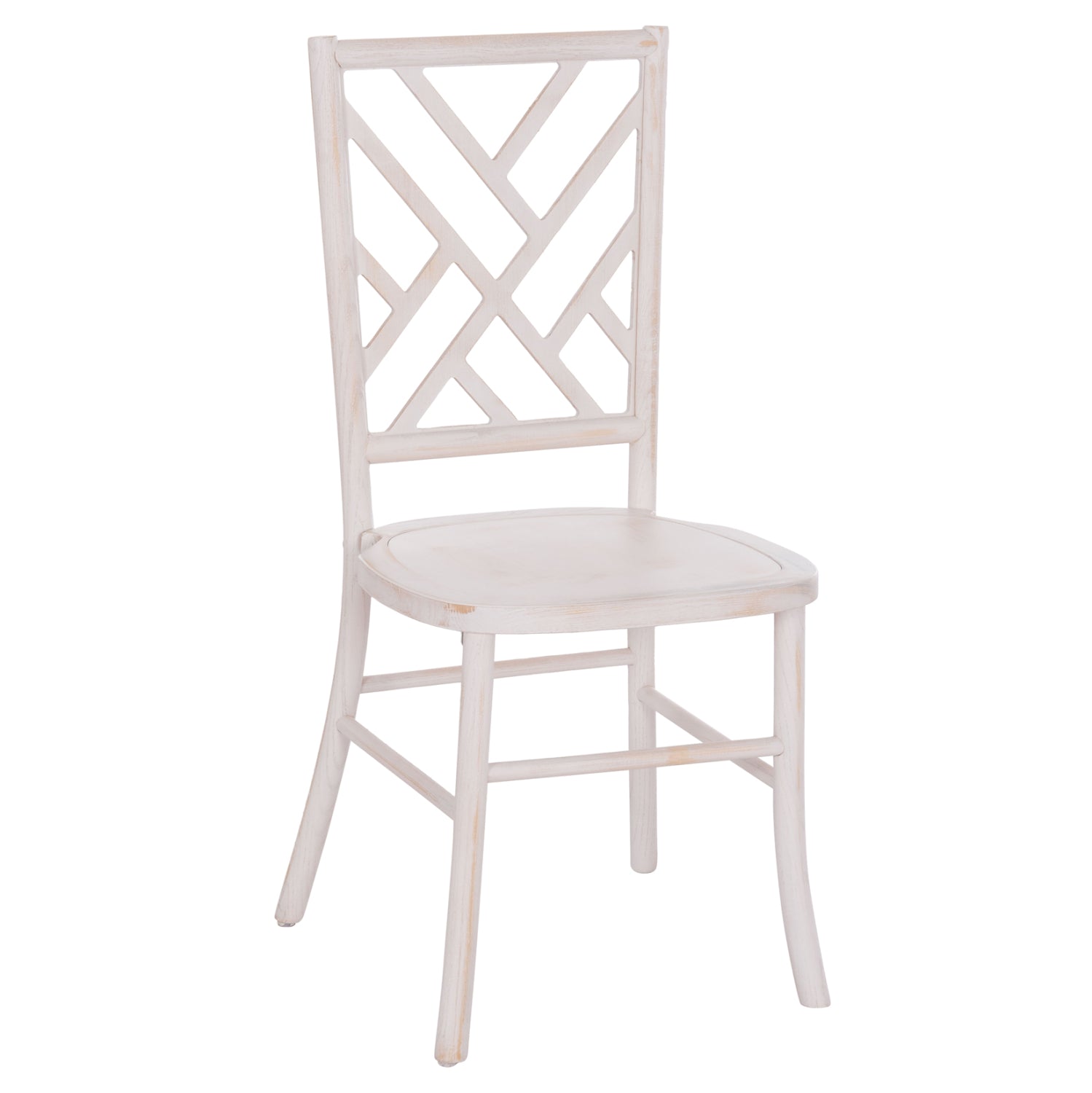 Дървен стол бял TOON 44,5x48x96см.