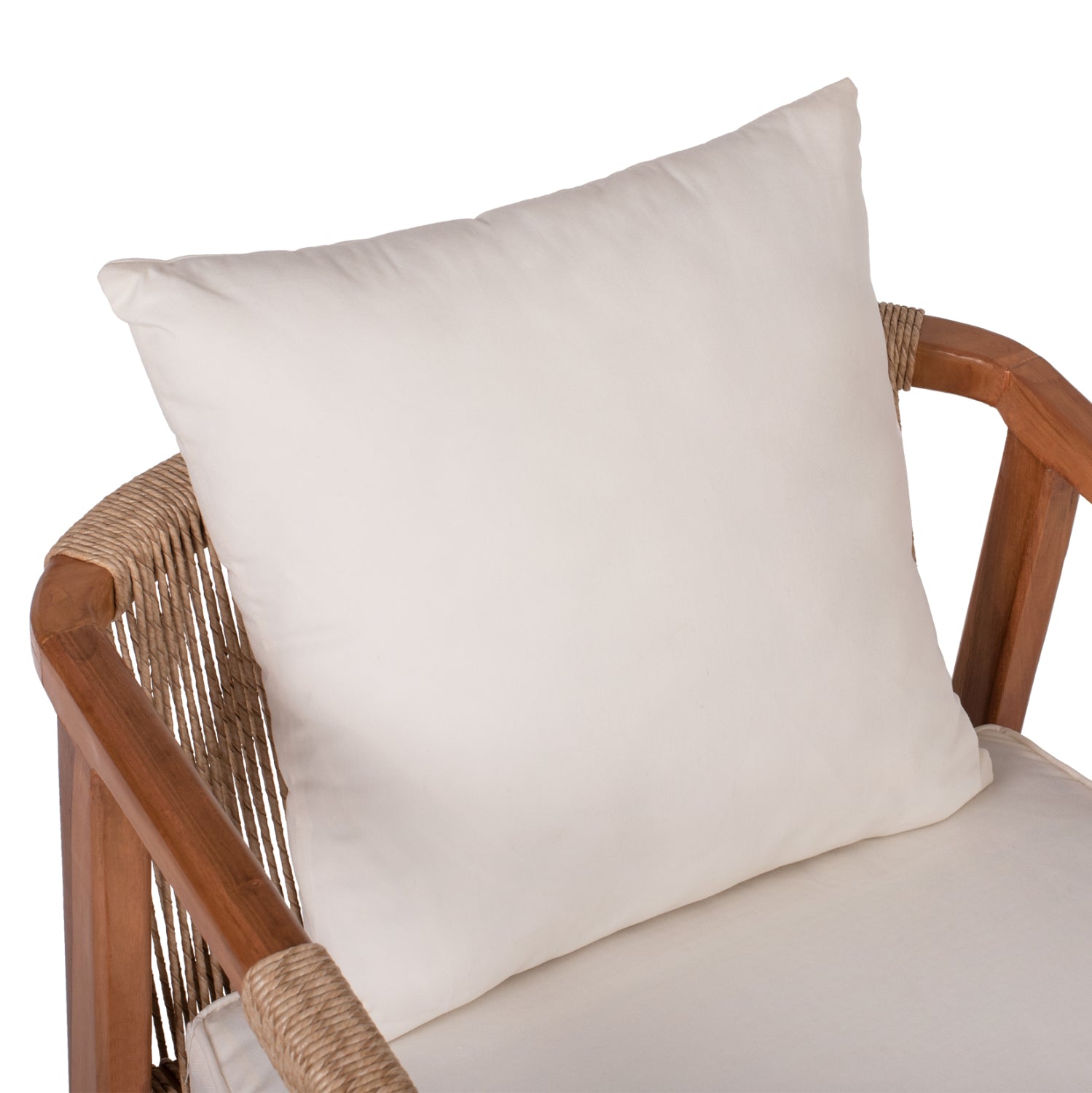 Кресло тиково дърво 57x63,5x75-88