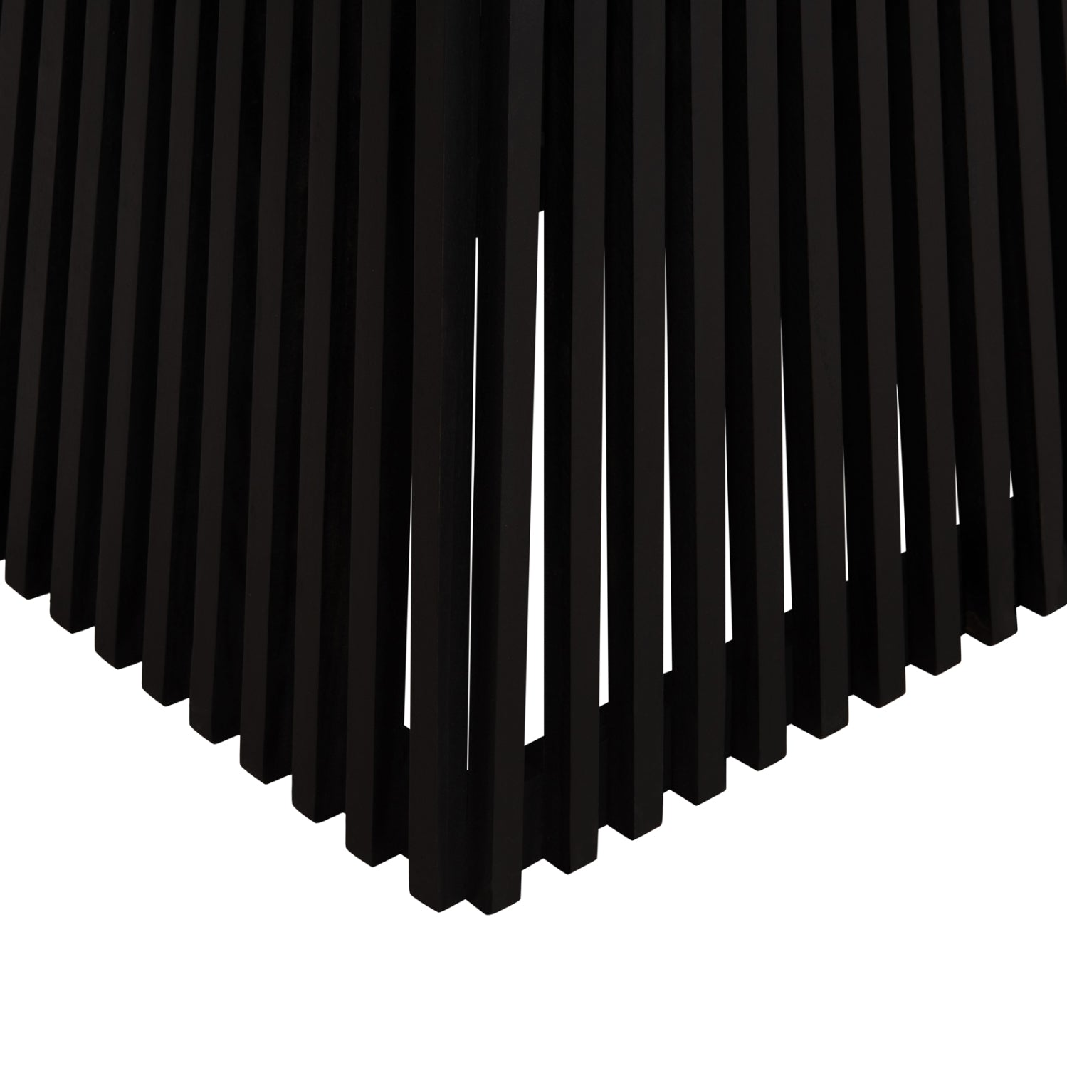 Квадратна трапезна маса FRANTZ mindi черно дърво 80x80x78см.