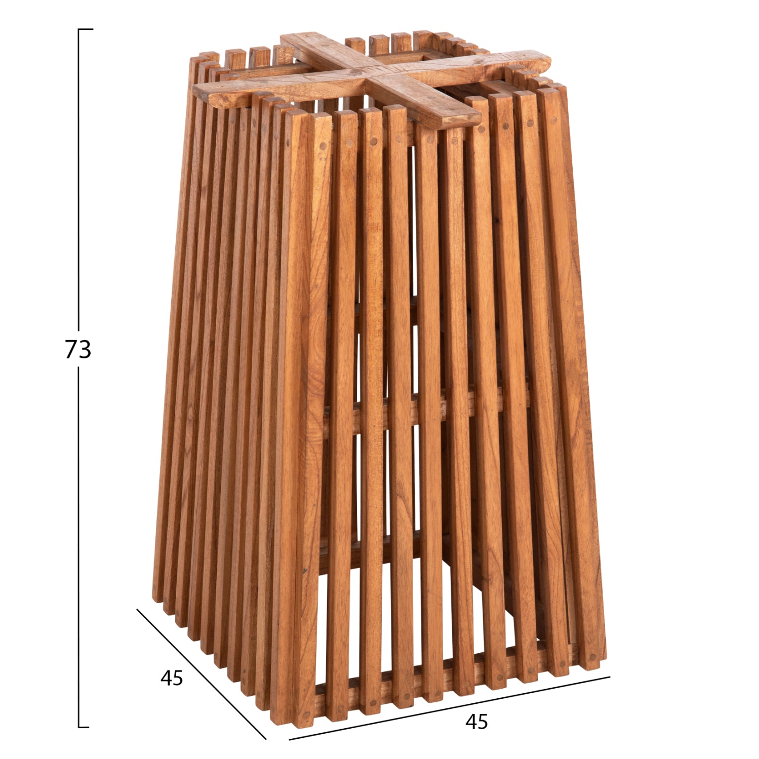 Основа за маса Франц 45x45x73 -цвят натурал