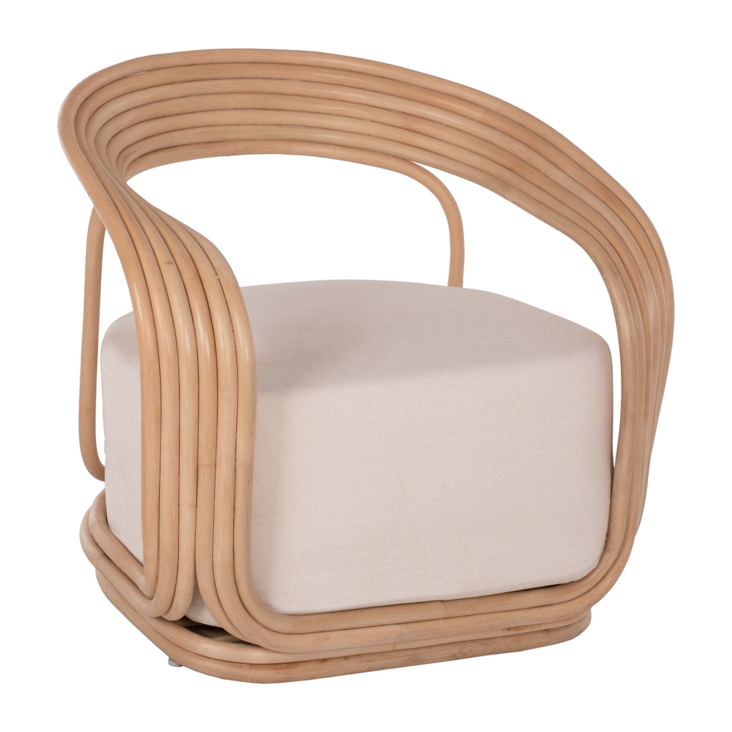 Фотьойл Дюкеса натурал ратан 81x59x70