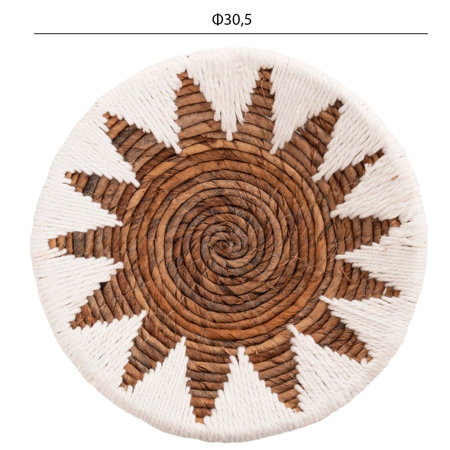 Декоративен комплект за стена от 3 части кръгла ватинка