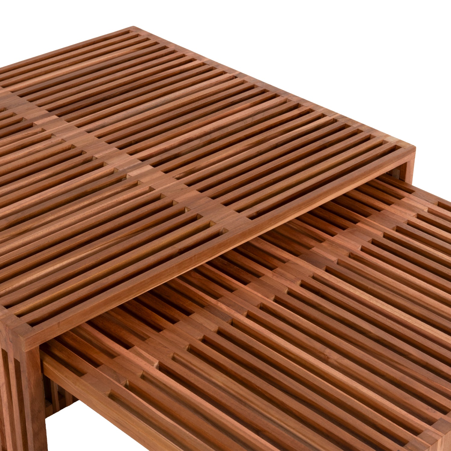 Комплект холни маси 2 бр NYA естествен цвят 86x79x46см