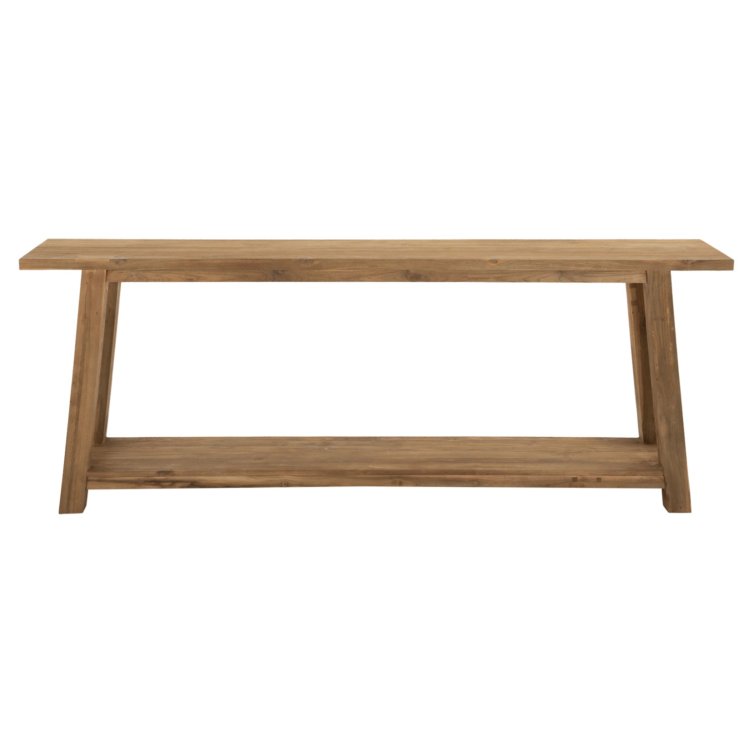 Конзола тиково дърво натурал 240x45x91