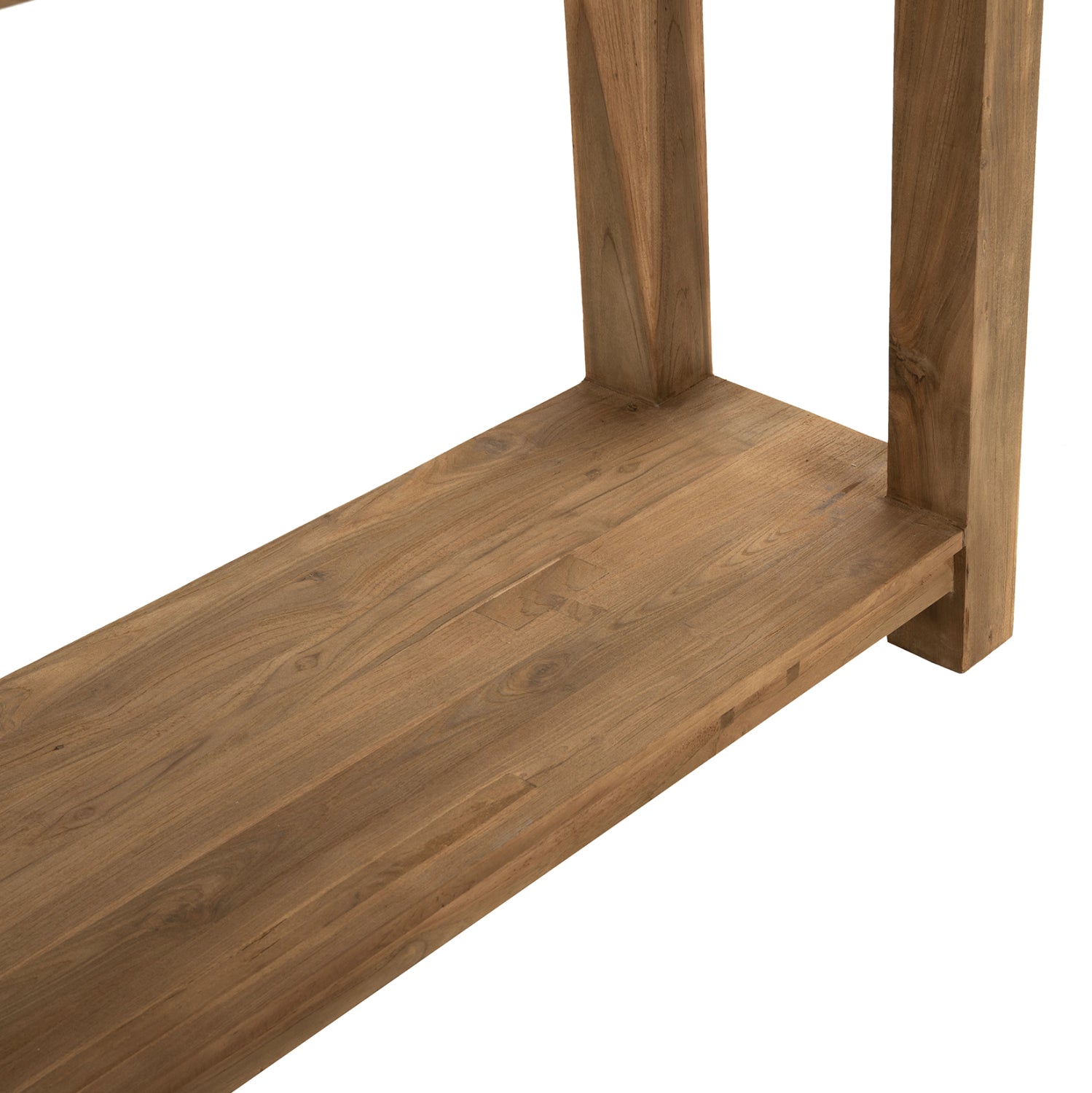 Конзола тиково дърво натурал 240x45x91