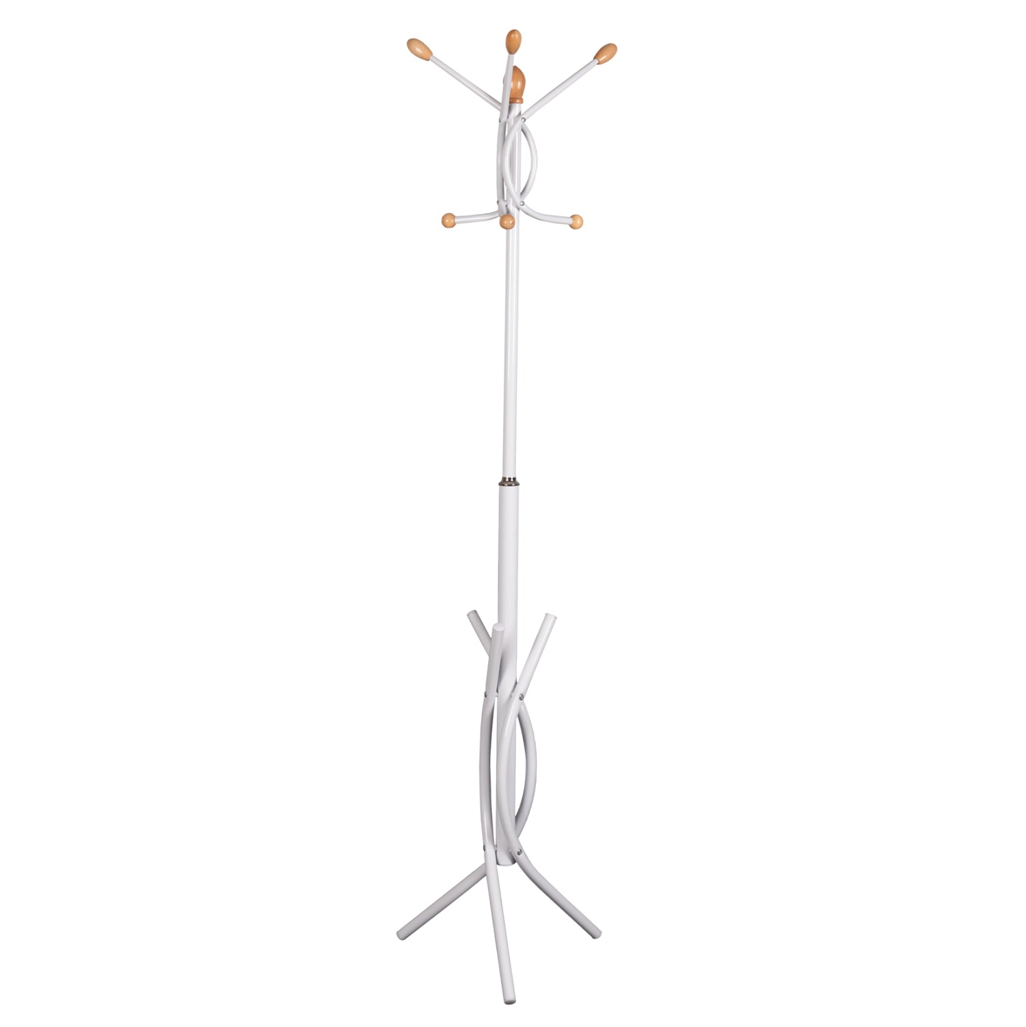 Закачалка цвят бял-натурал 41x41x176см