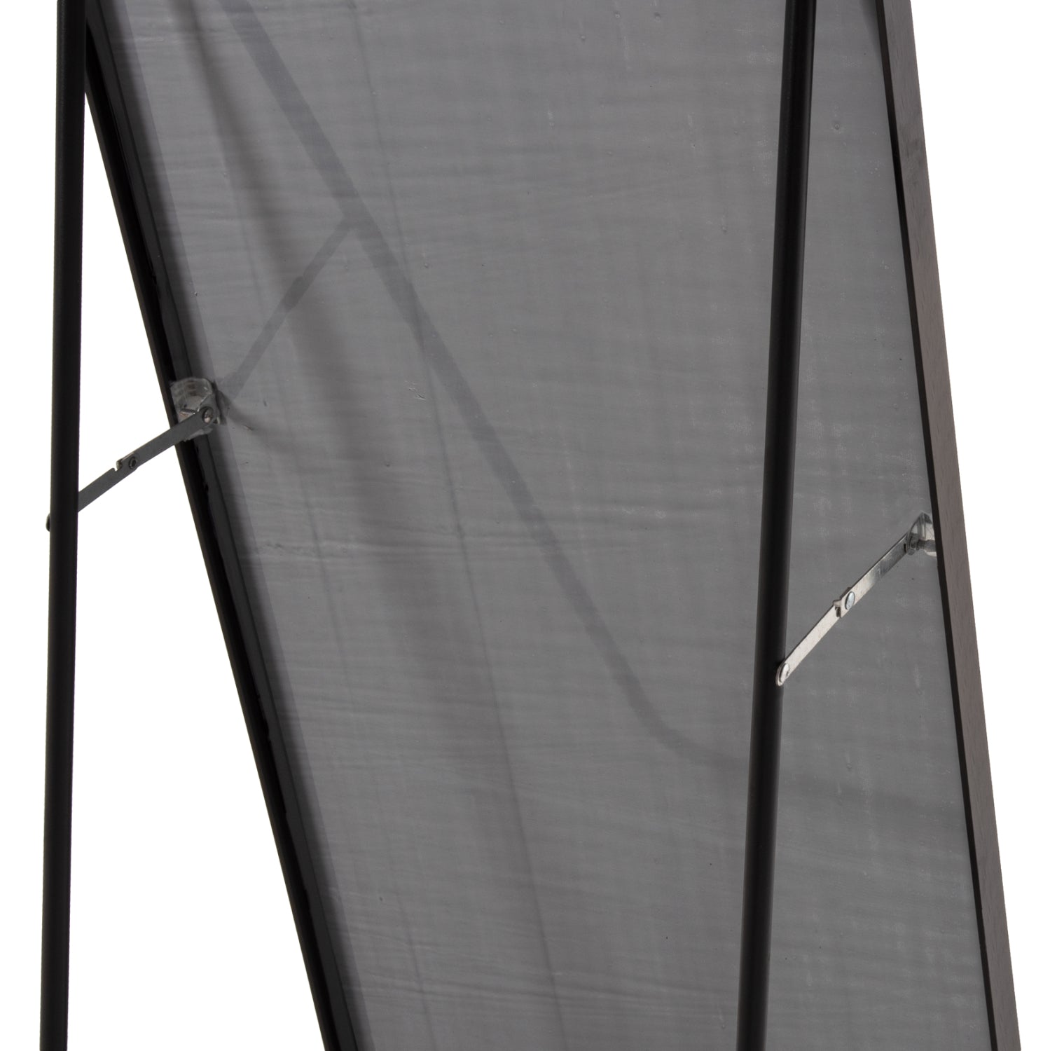 Подово огледало BOELY алуминиева рамка в черен цвят 40х35х160см.