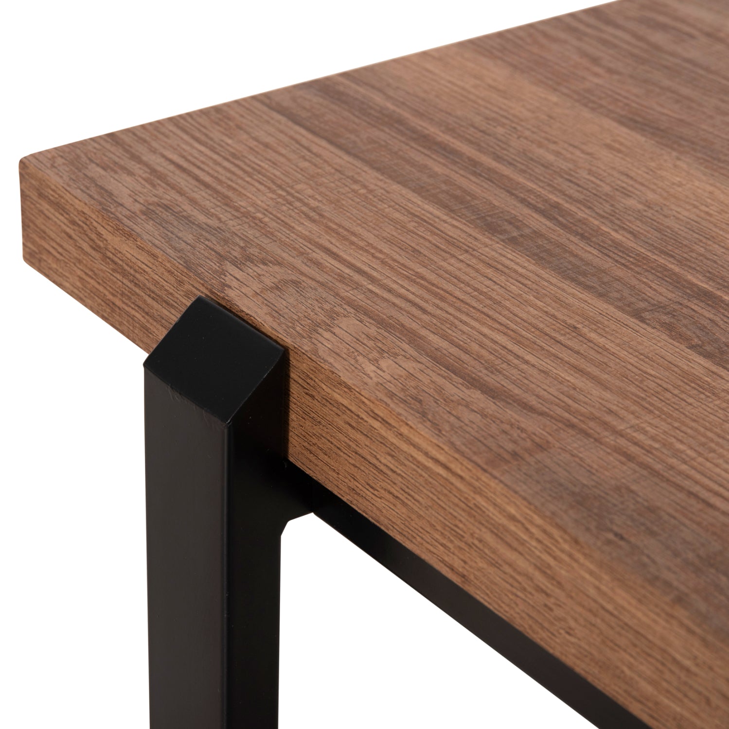 Холна маса SHABEN орех-черен цвят 120x56X45см