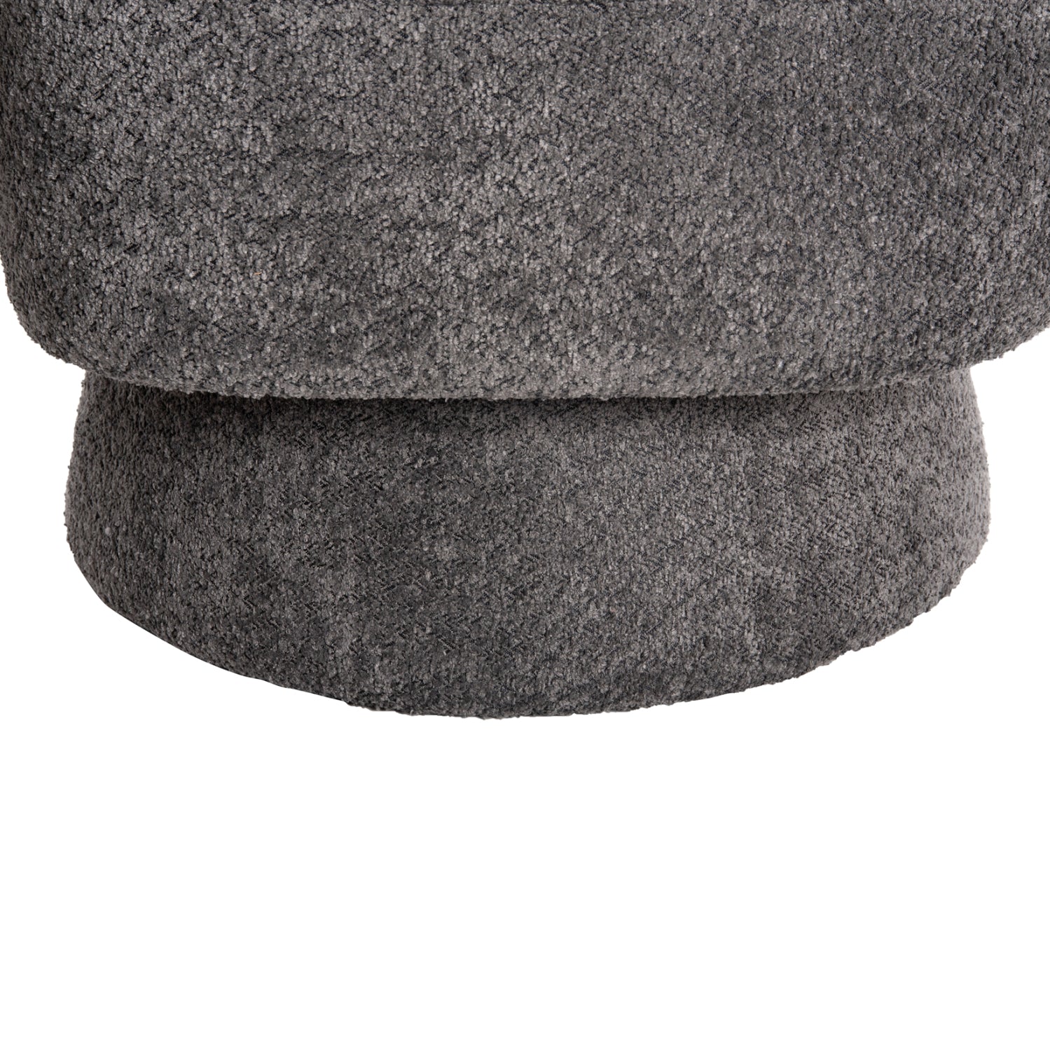 Въртящо се кресло KARLEN сив цвят букле 78x81x77см.