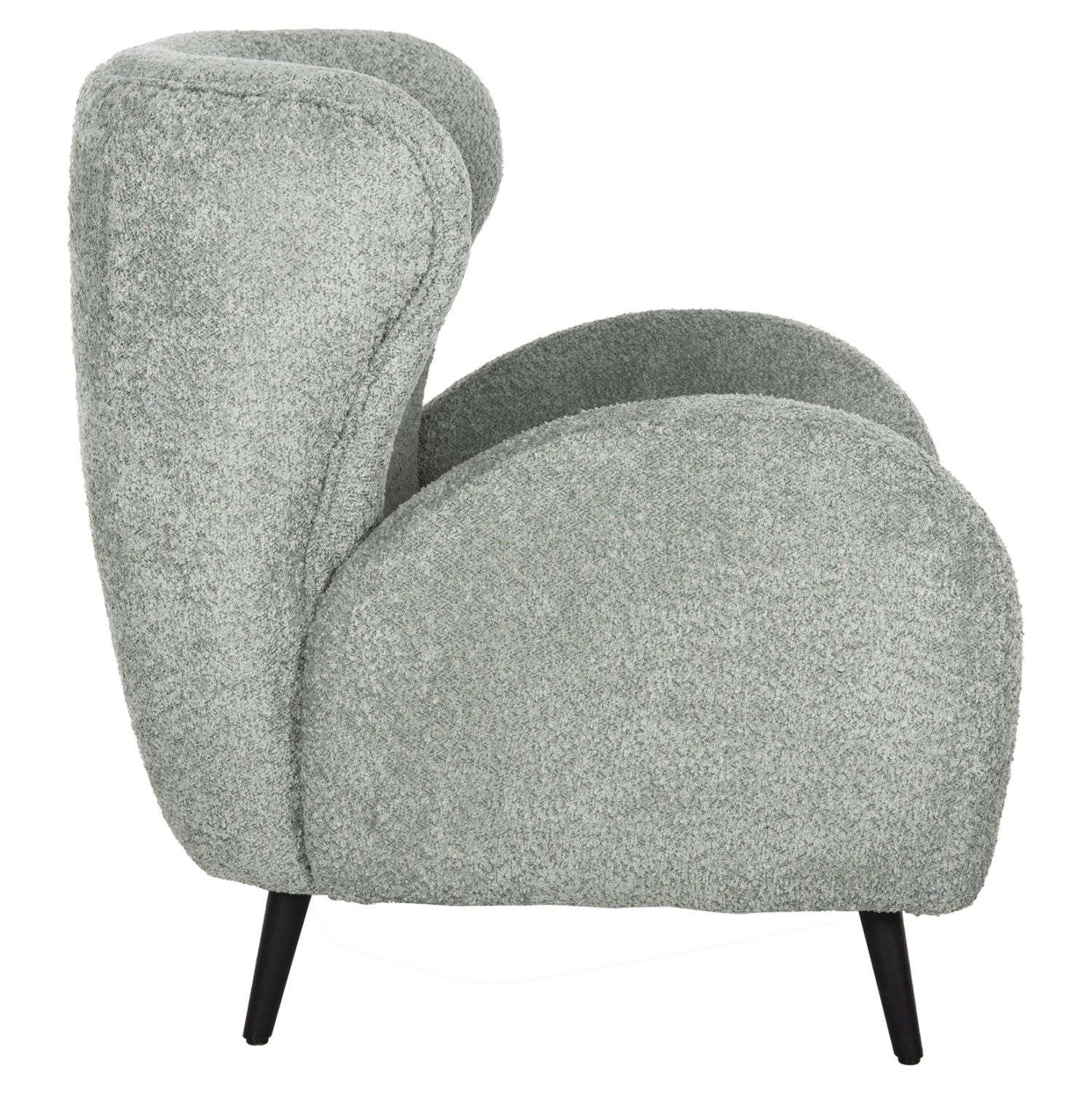 Кресло KRYLY букле цвят мента 83x87x89